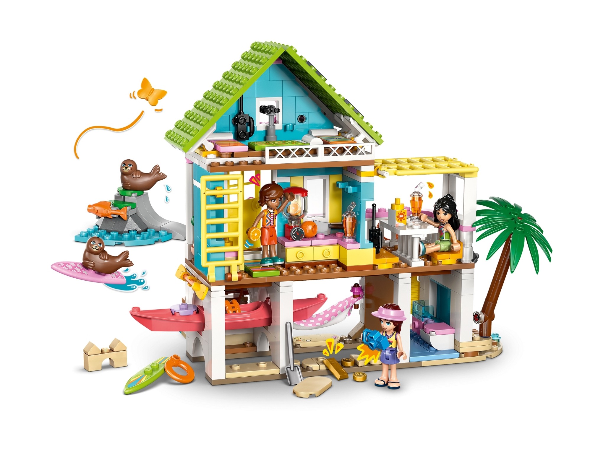 LEGO Friends - Domek na plaży z fokami