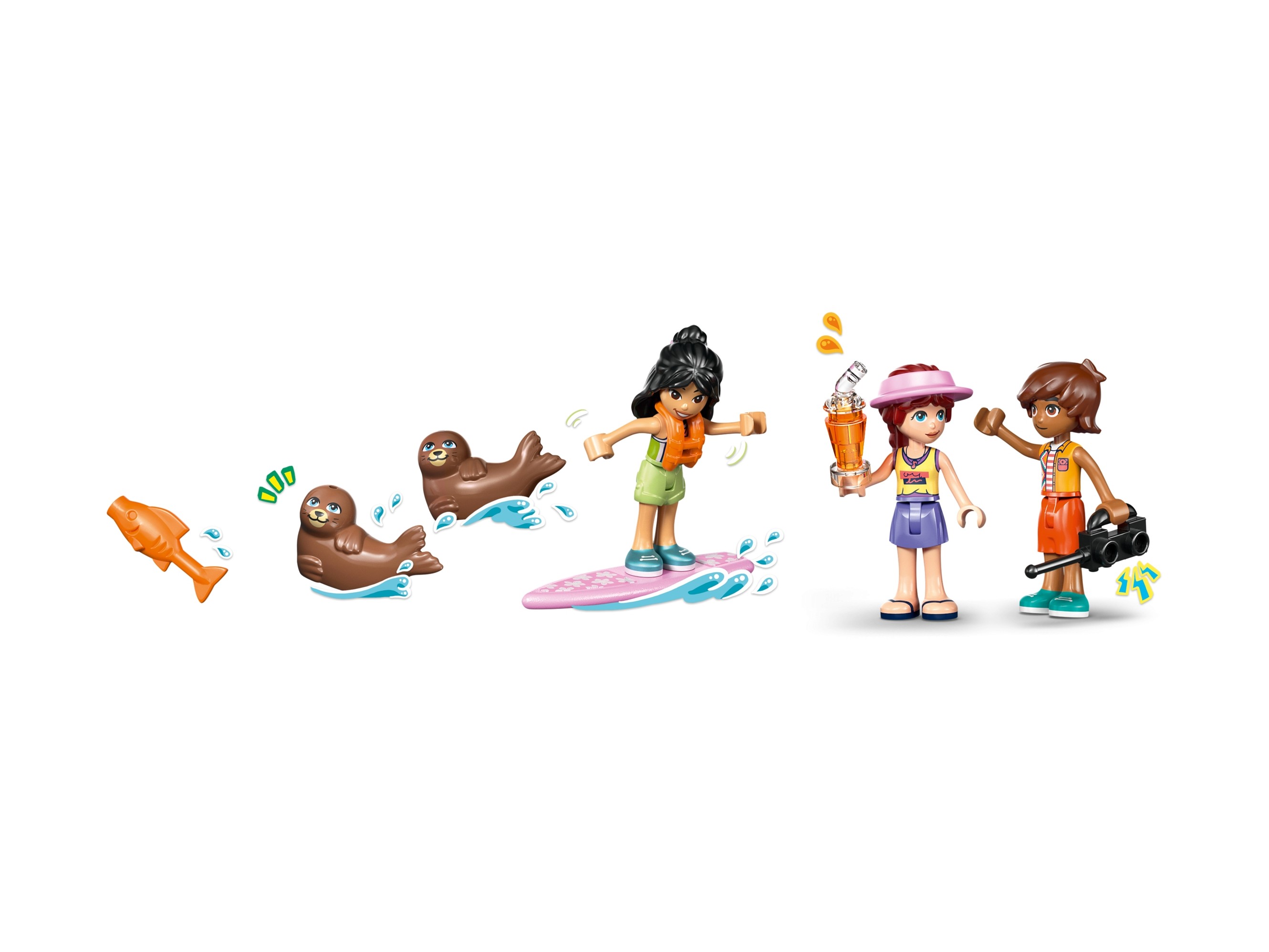 LEGO Friends - Domek na plaży z fokami