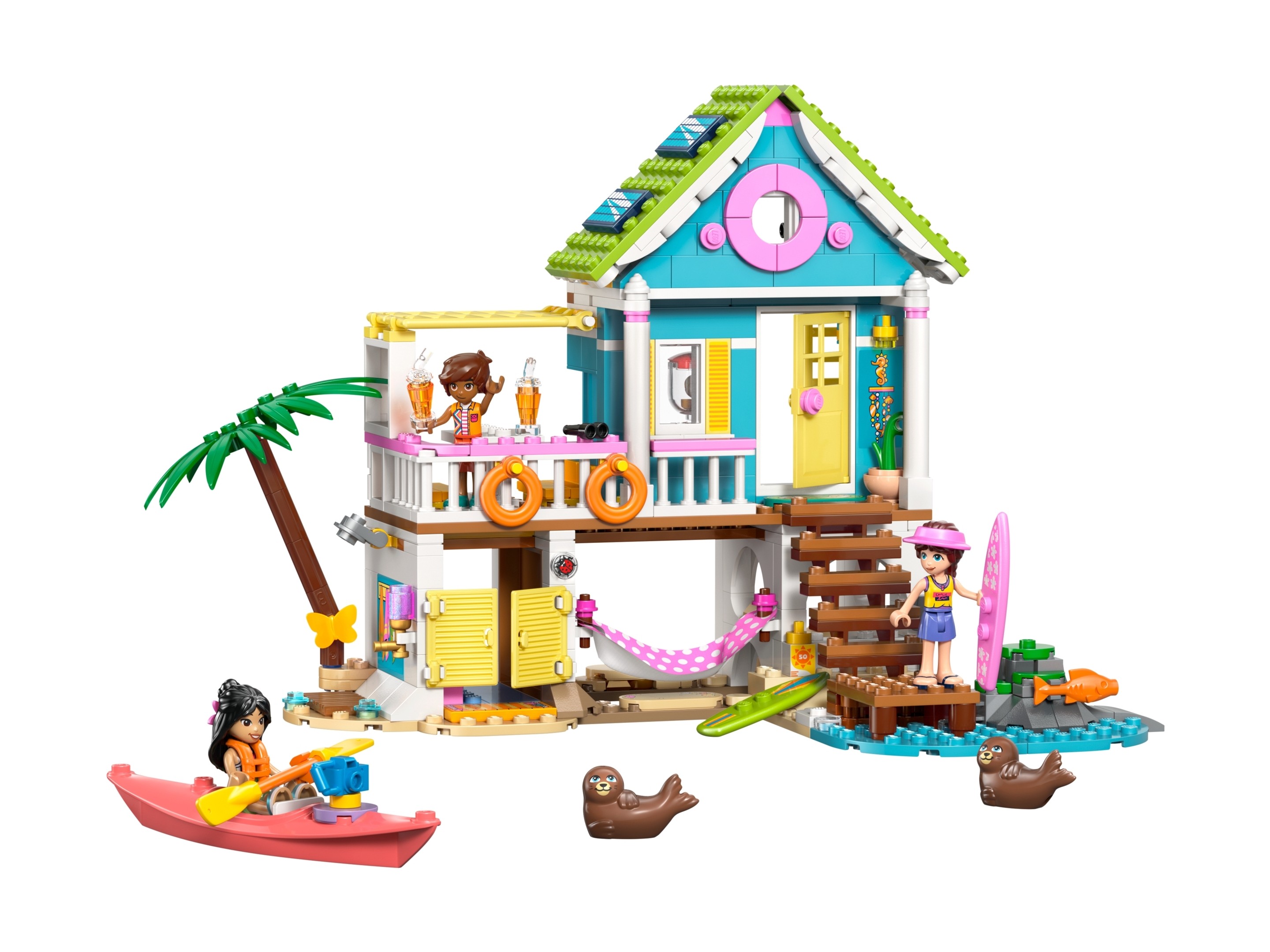 LEGO Friends - Domek na plaży z fokami