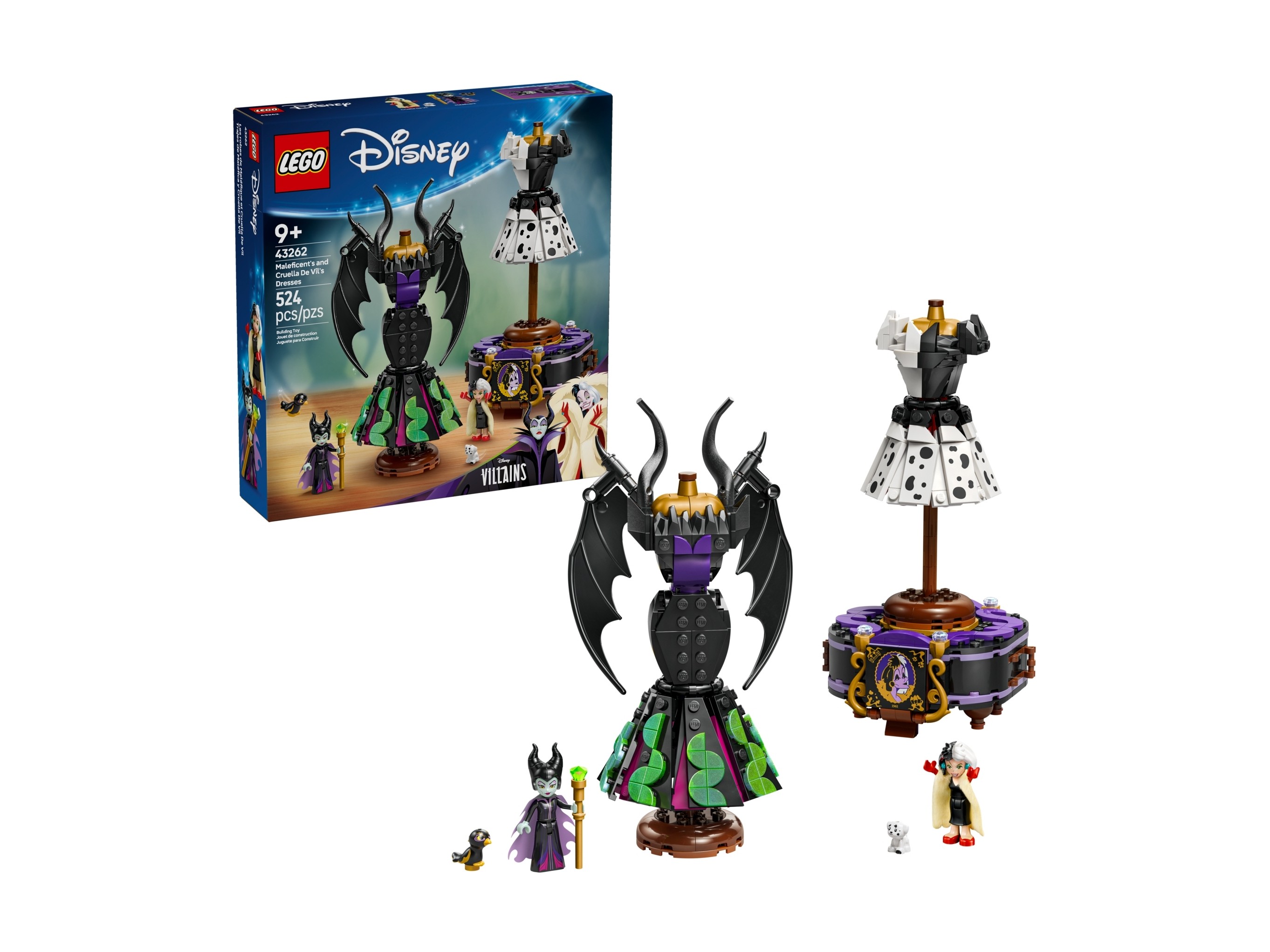 LEGO Disney - Suknie Diaboliny i Cruelli De Mon