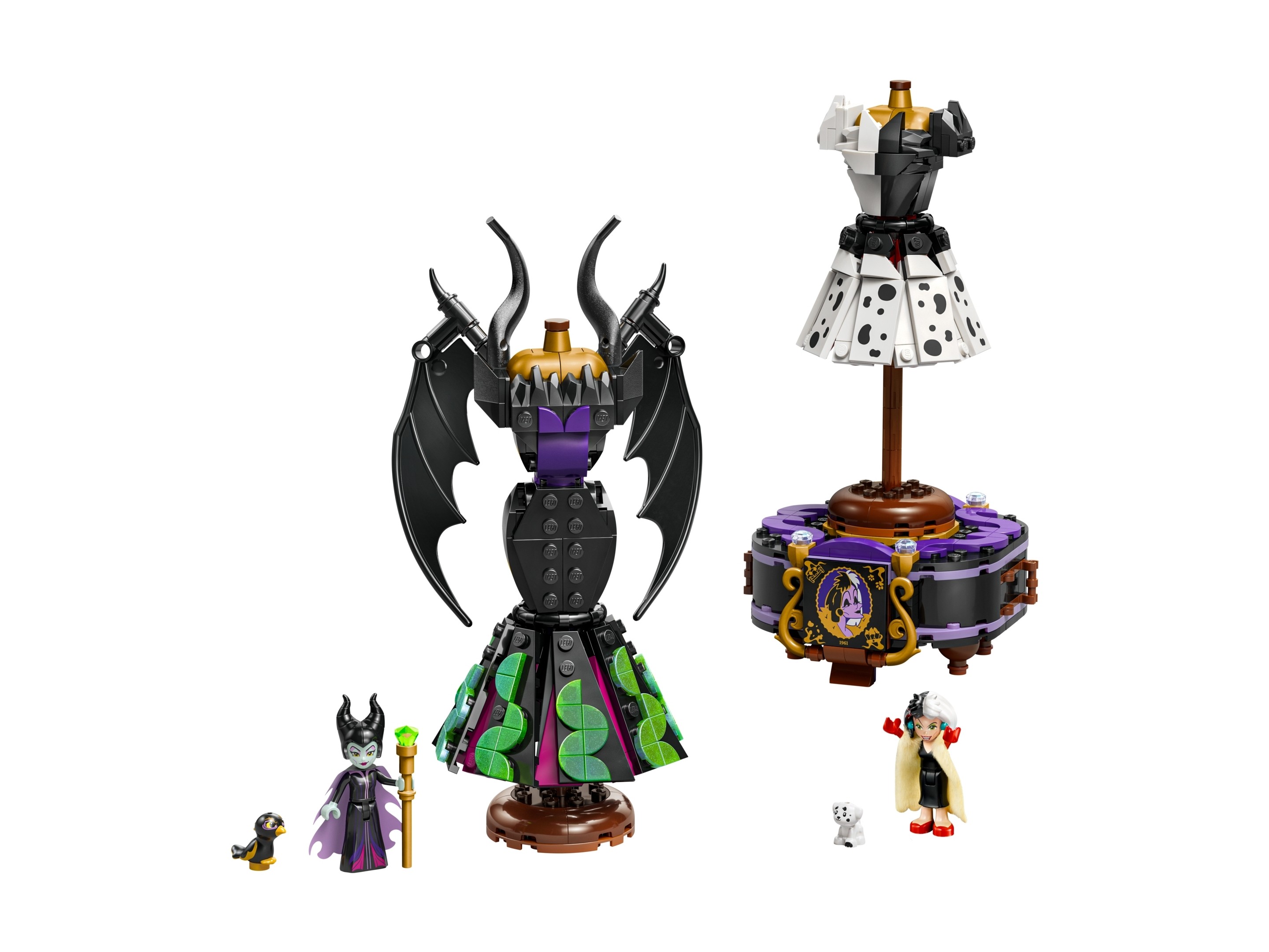 LEGO Disney - Suknie Diaboliny i Cruelli De Mon