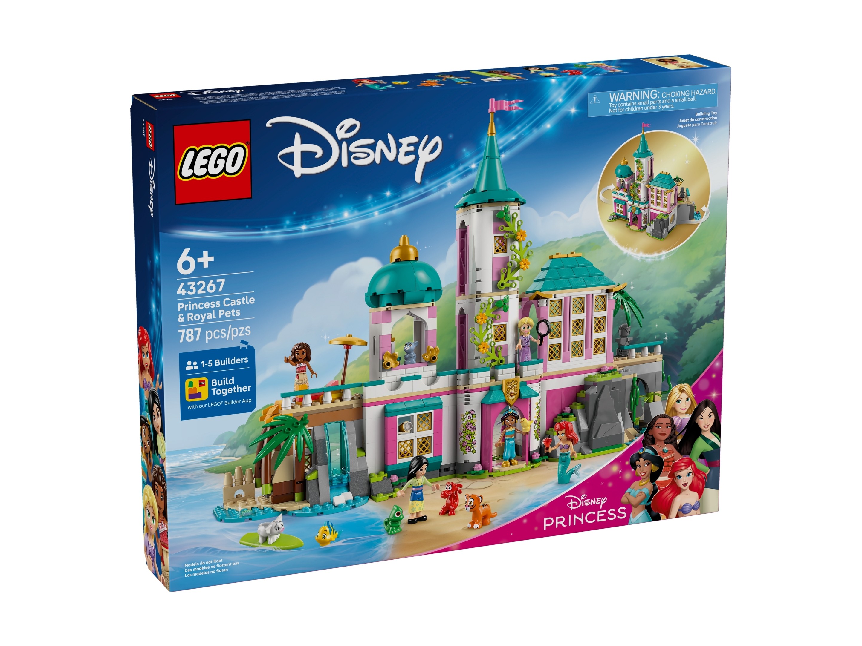 LEGO Disney - Zamek księżniczek i królewskie zwierzaki