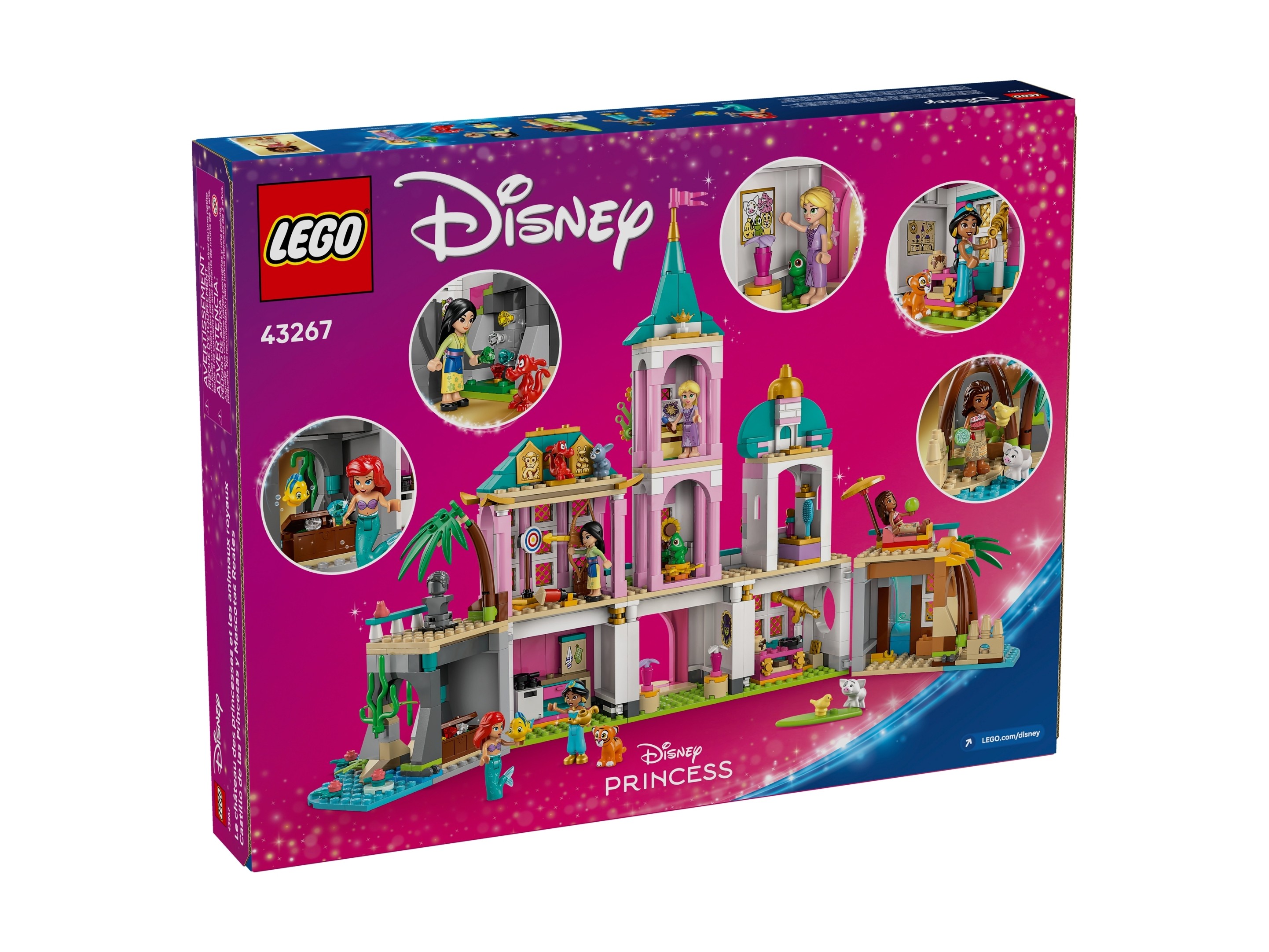 LEGO Disney - Zamek księżniczek i królewskie zwierzaki