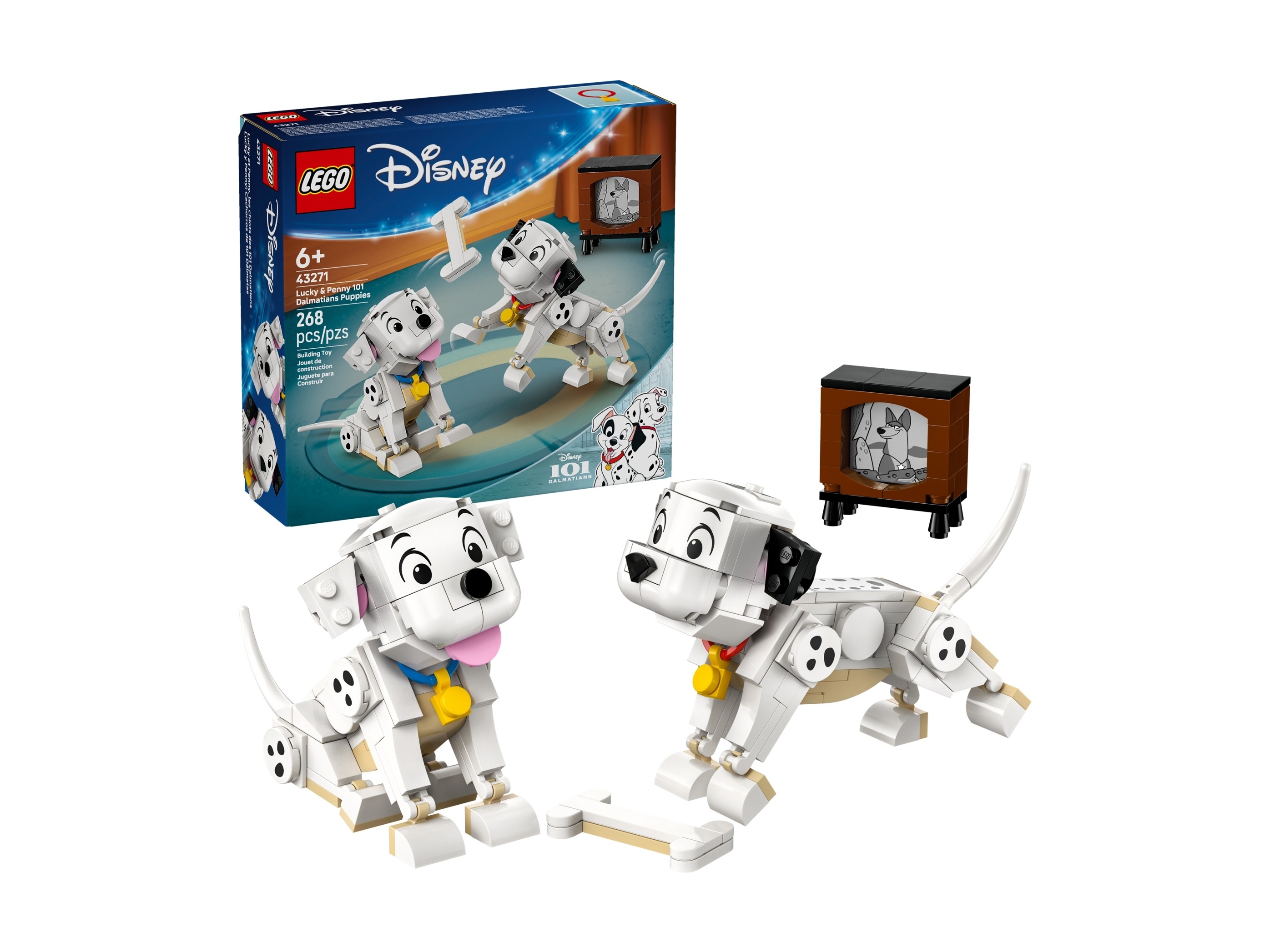 LEGO Disney - 101 dalmatyńczyków - Szczeniaczki Szczęściarz i Penny
