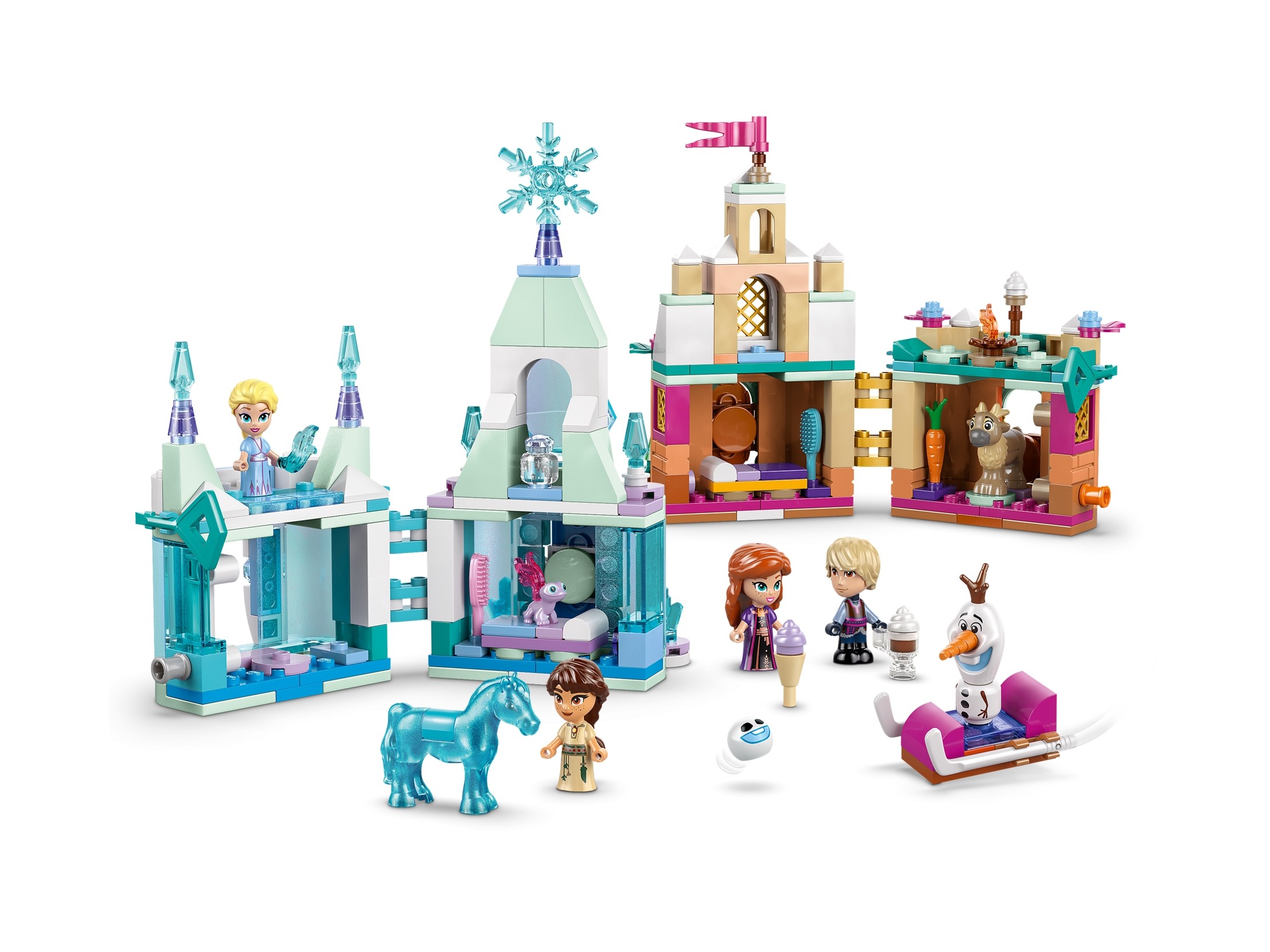 LEGO Disney - Miniaturowy zamek w Arendelle i lodowy pałac Elzy