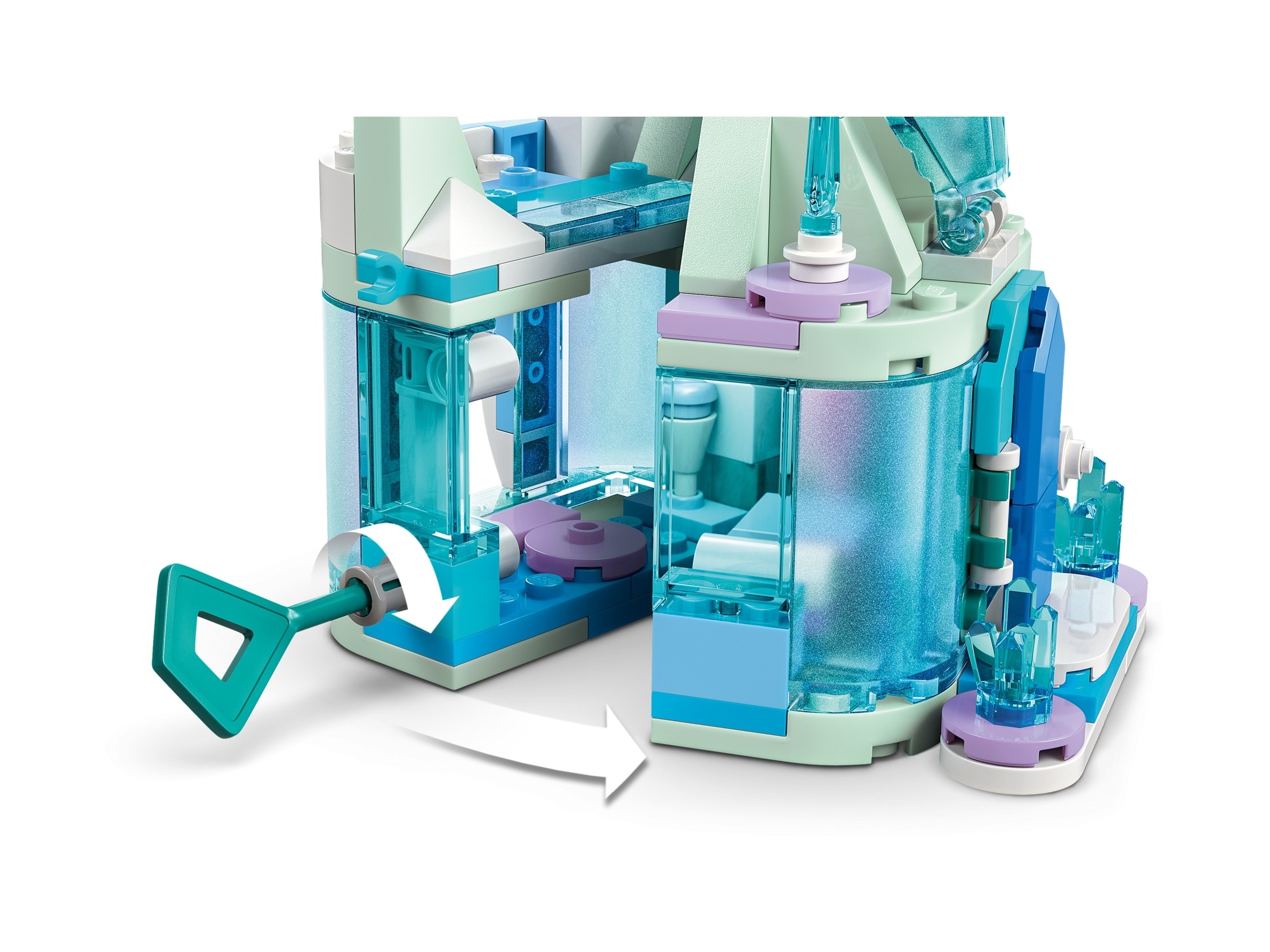 LEGO Disney - Miniaturowy zamek w Arendelle i lodowy pałac Elzy