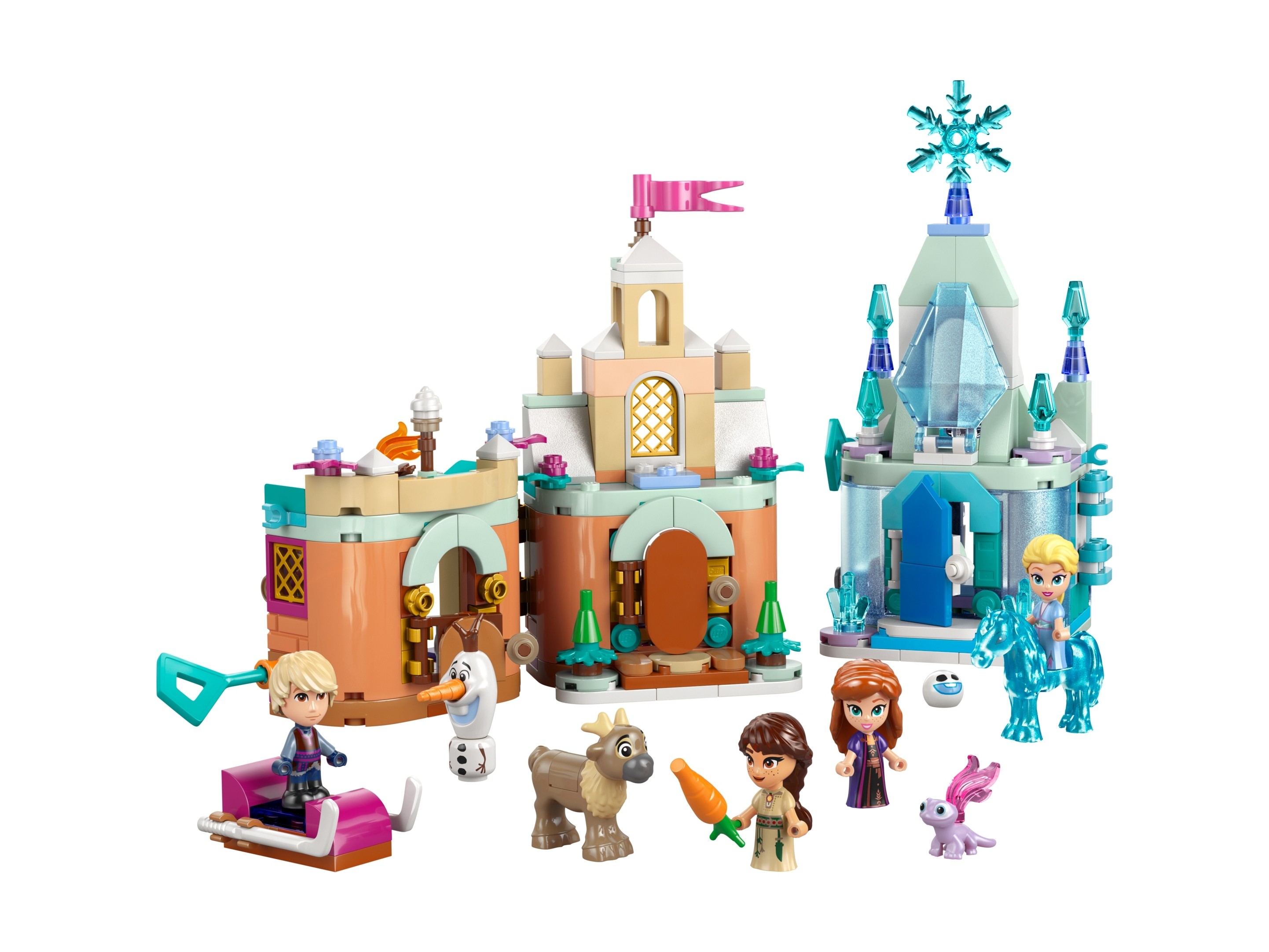 LEGO Disney - Miniaturowy zamek w Arendelle i lodowy pałac Elzy