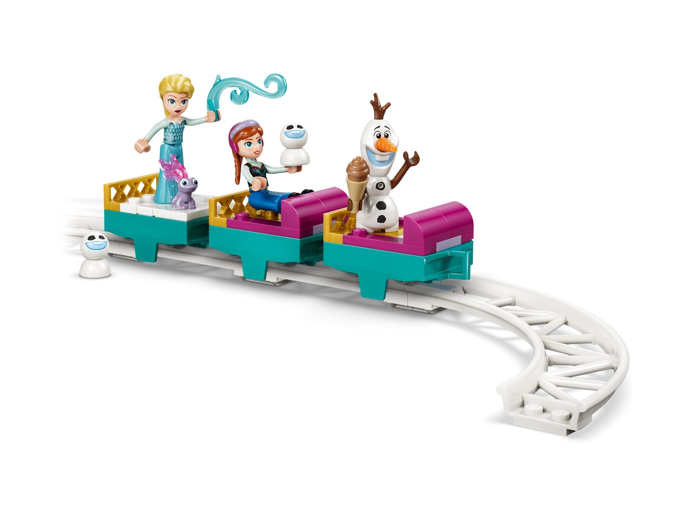 LEGO Disney - Lodowy zamek Elzy i śnieżna przejażdżka