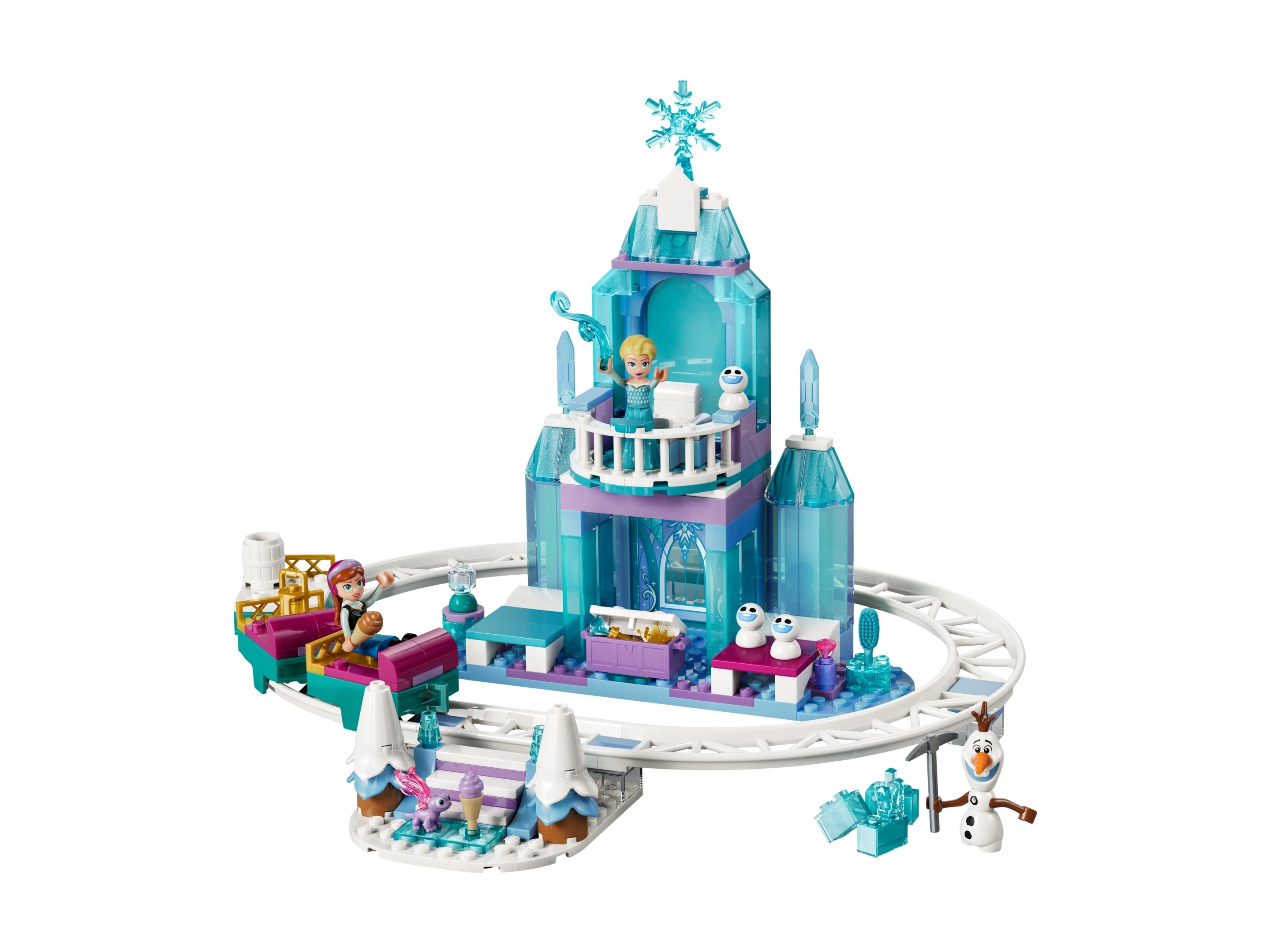 LEGO Disney - Lodowy zamek Elzy i śnieżna przejażdżka