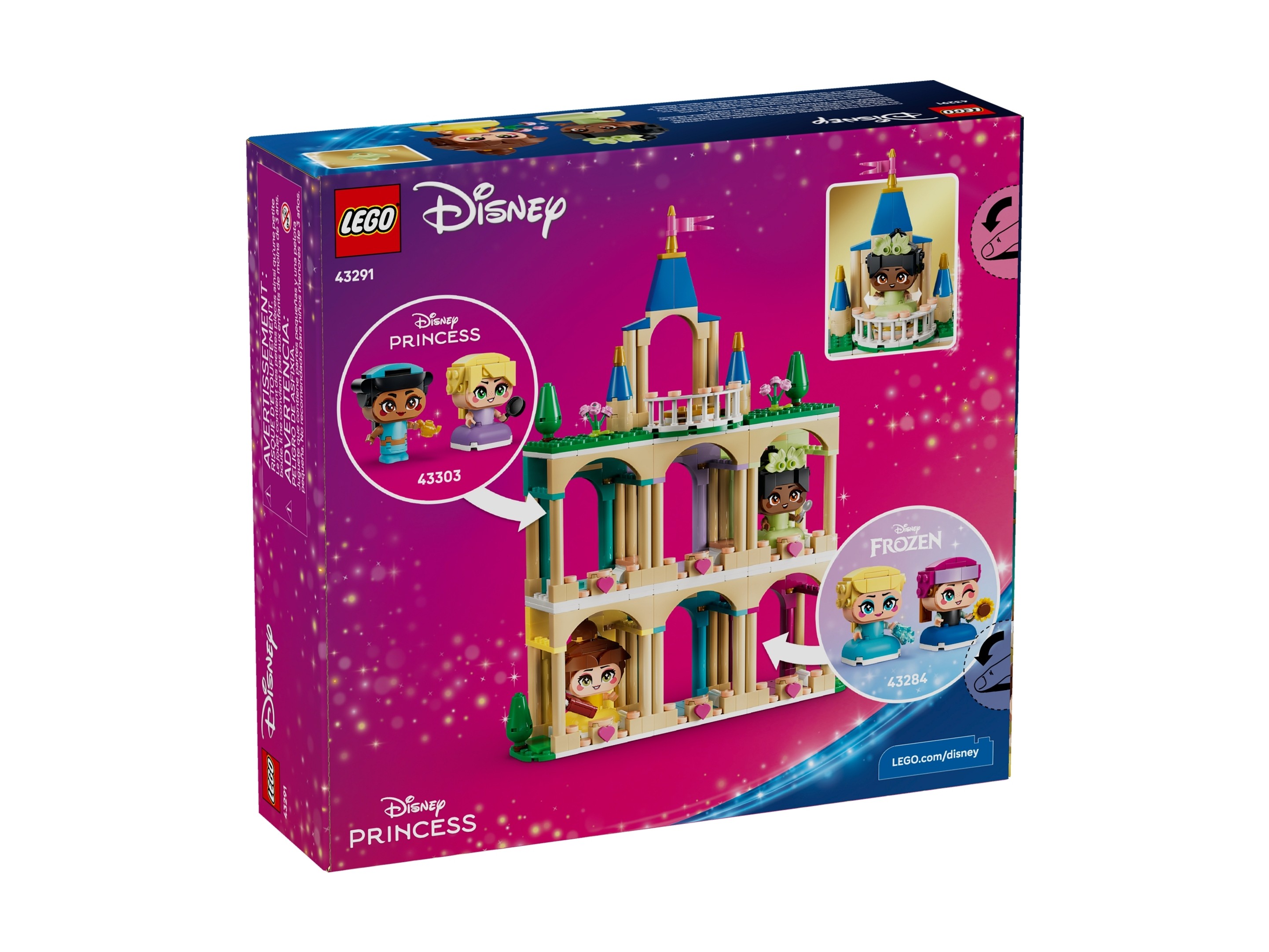 LEGO Disney - Mała Bella i Tiana z zamkiem