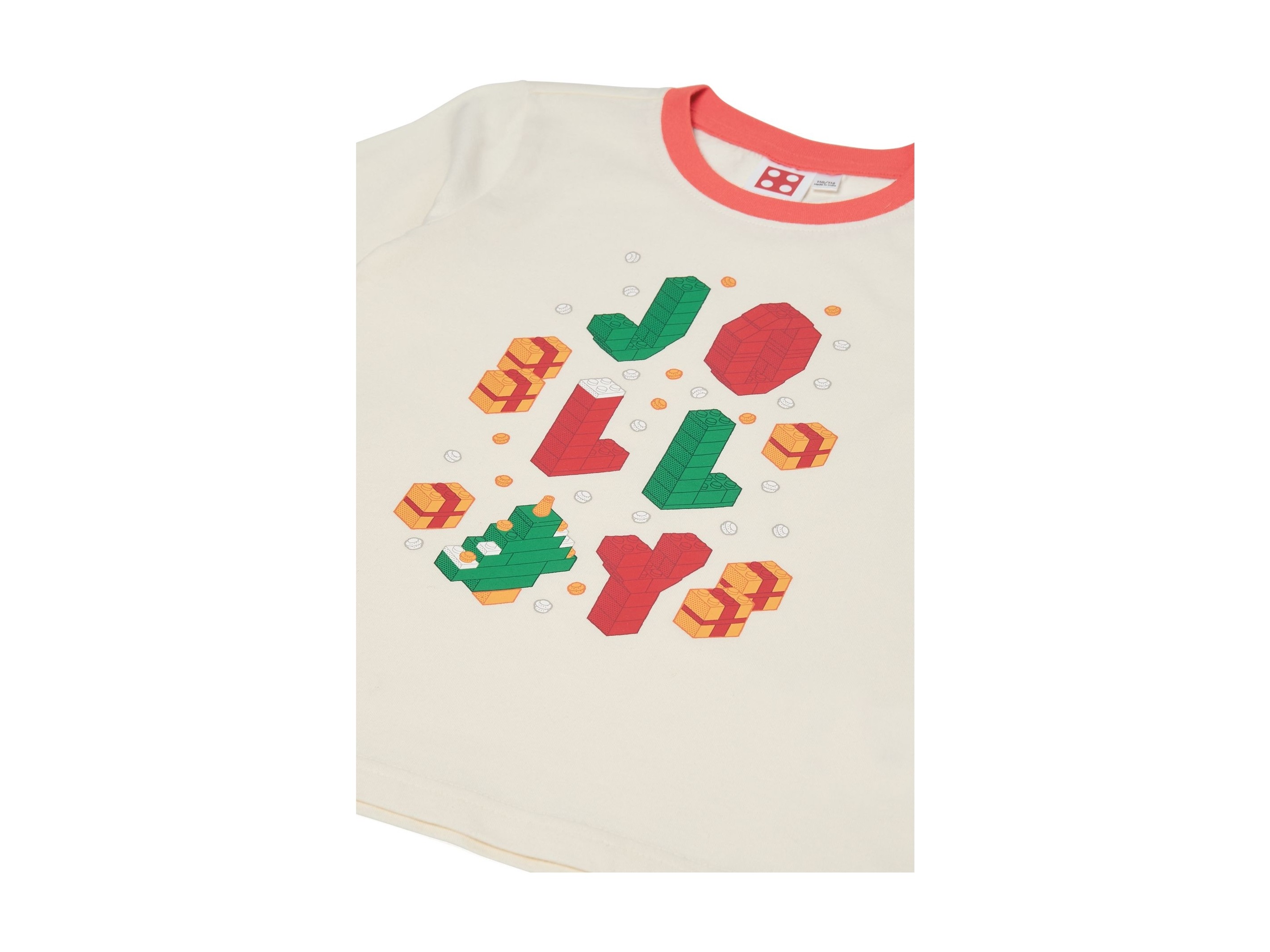 LEGO Akcesoria - Świąteczna piżama dla dzieci - złamana biel