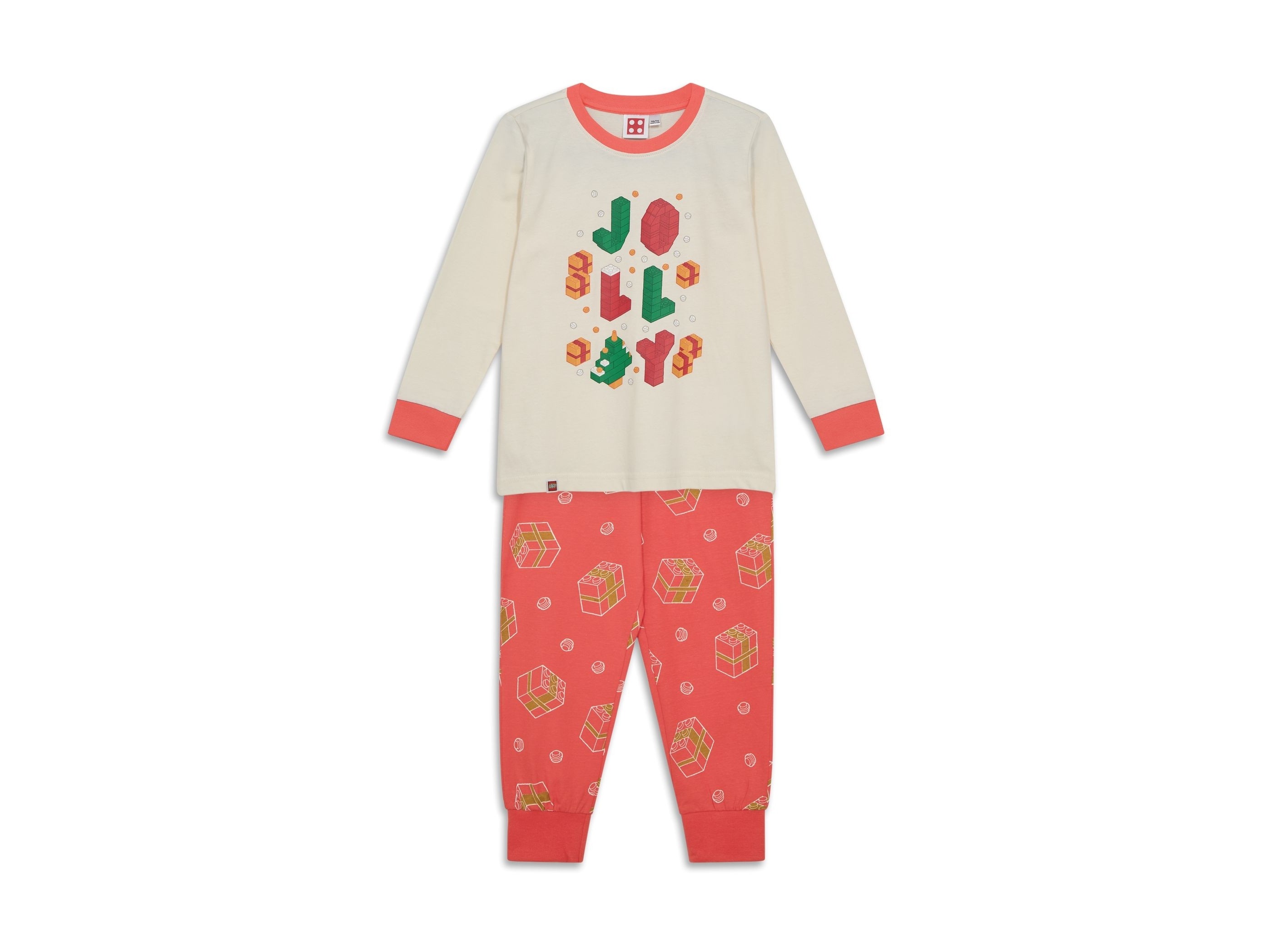LEGO Akcesoria - Świąteczna piżama dla dzieci - złamana biel
