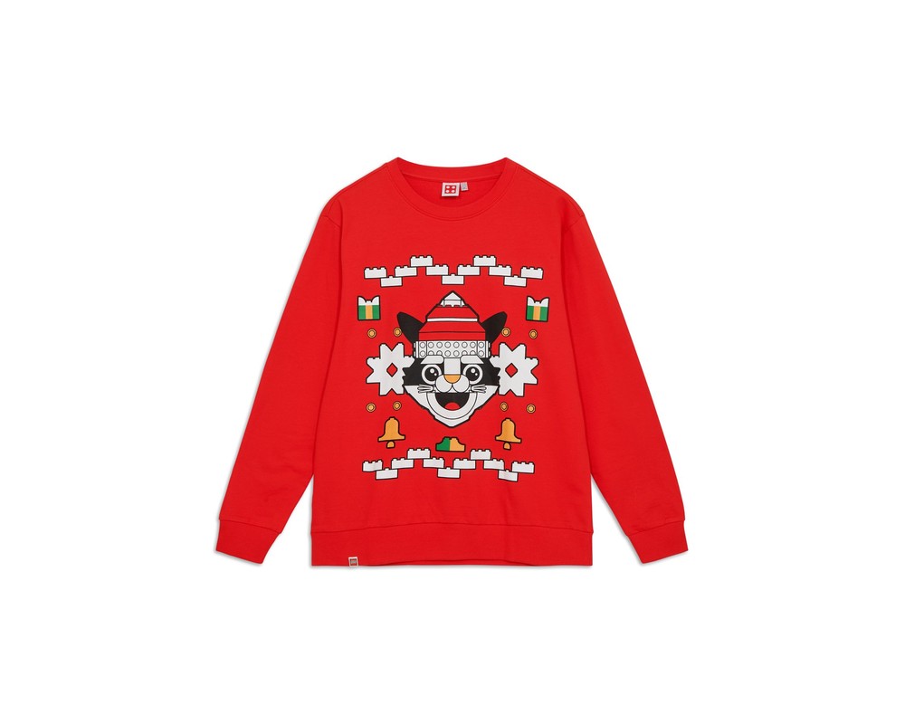 LEGO Akcesoria - Świąteczna bluza dla dorosłych - czerwona