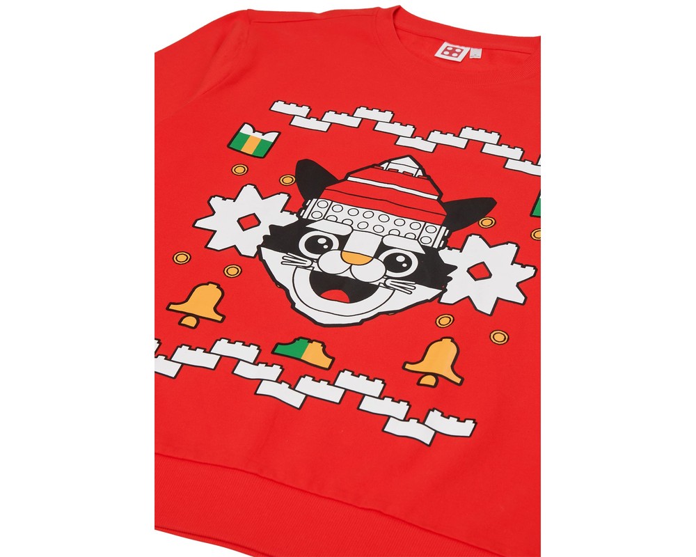 LEGO Akcesoria - Świąteczna bluza dla dorosłych - czerwona