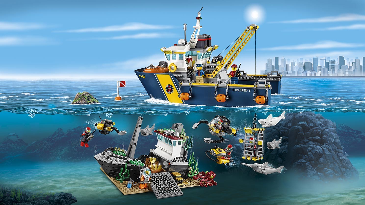 LEGO City - Statek do badań głębinowych