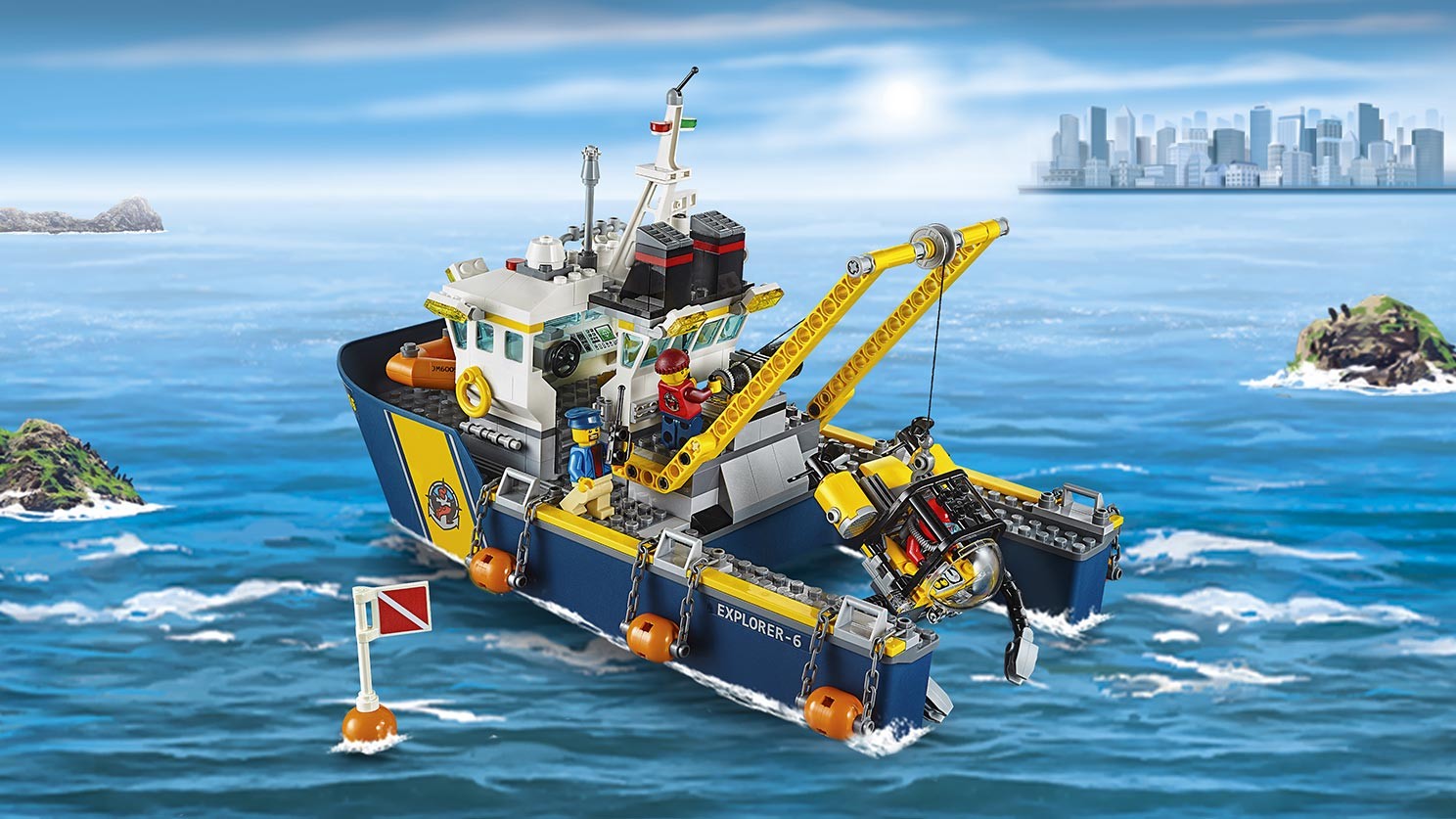 LEGO City - Statek do badań głębinowych