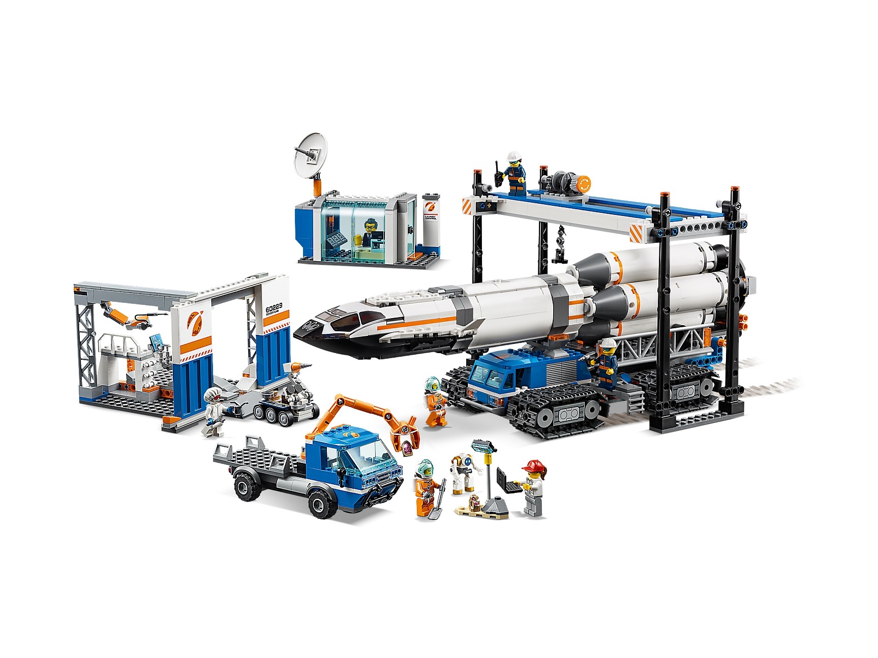 LEGO City - Transport i montaż rakiety