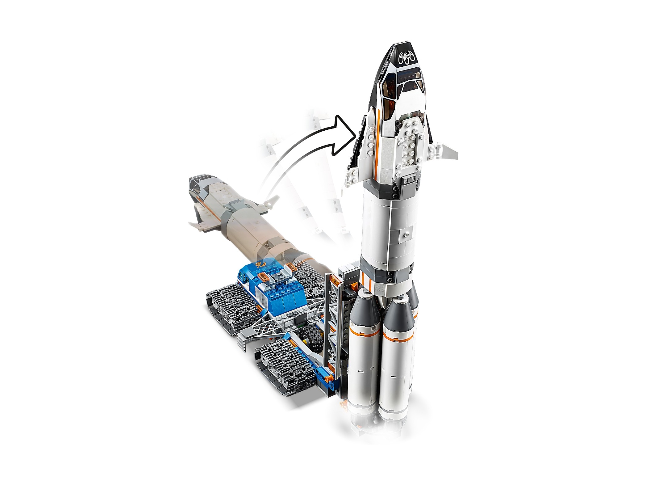 LEGO City - Transport i montaż rakiety