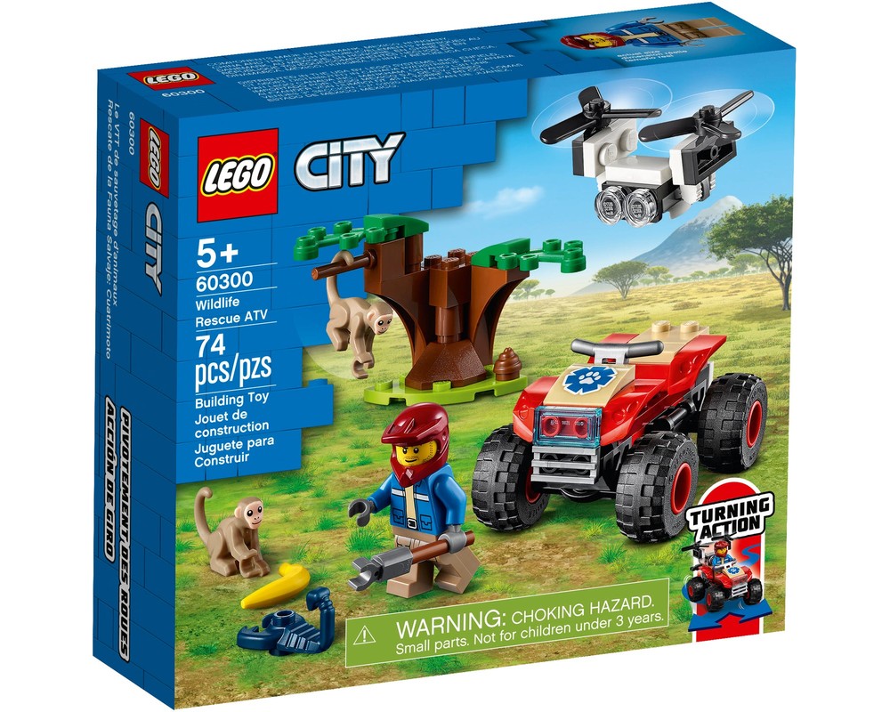 LEGO City - Quad ratowników dzikich zwierząt