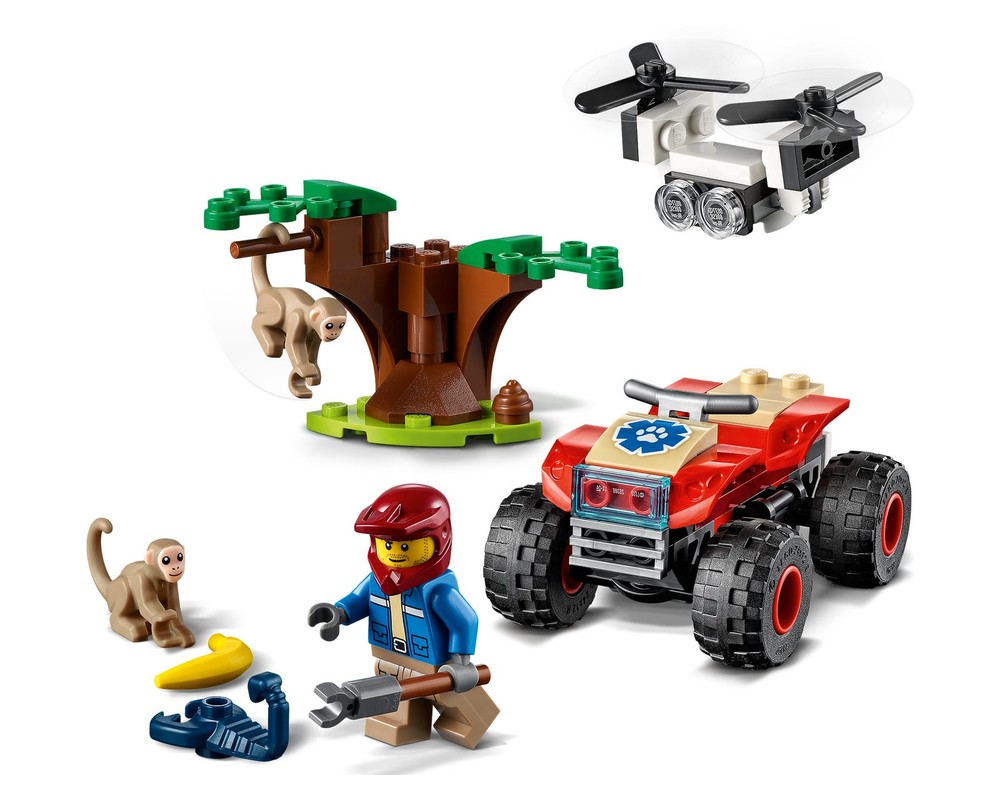 LEGO City - Quad ratowników dzikich zwierząt
