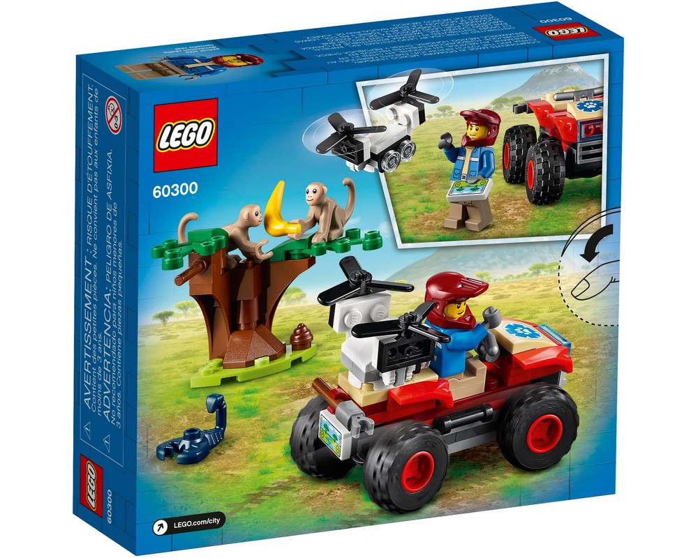 LEGO City - Quad ratowników dzikich zwierząt