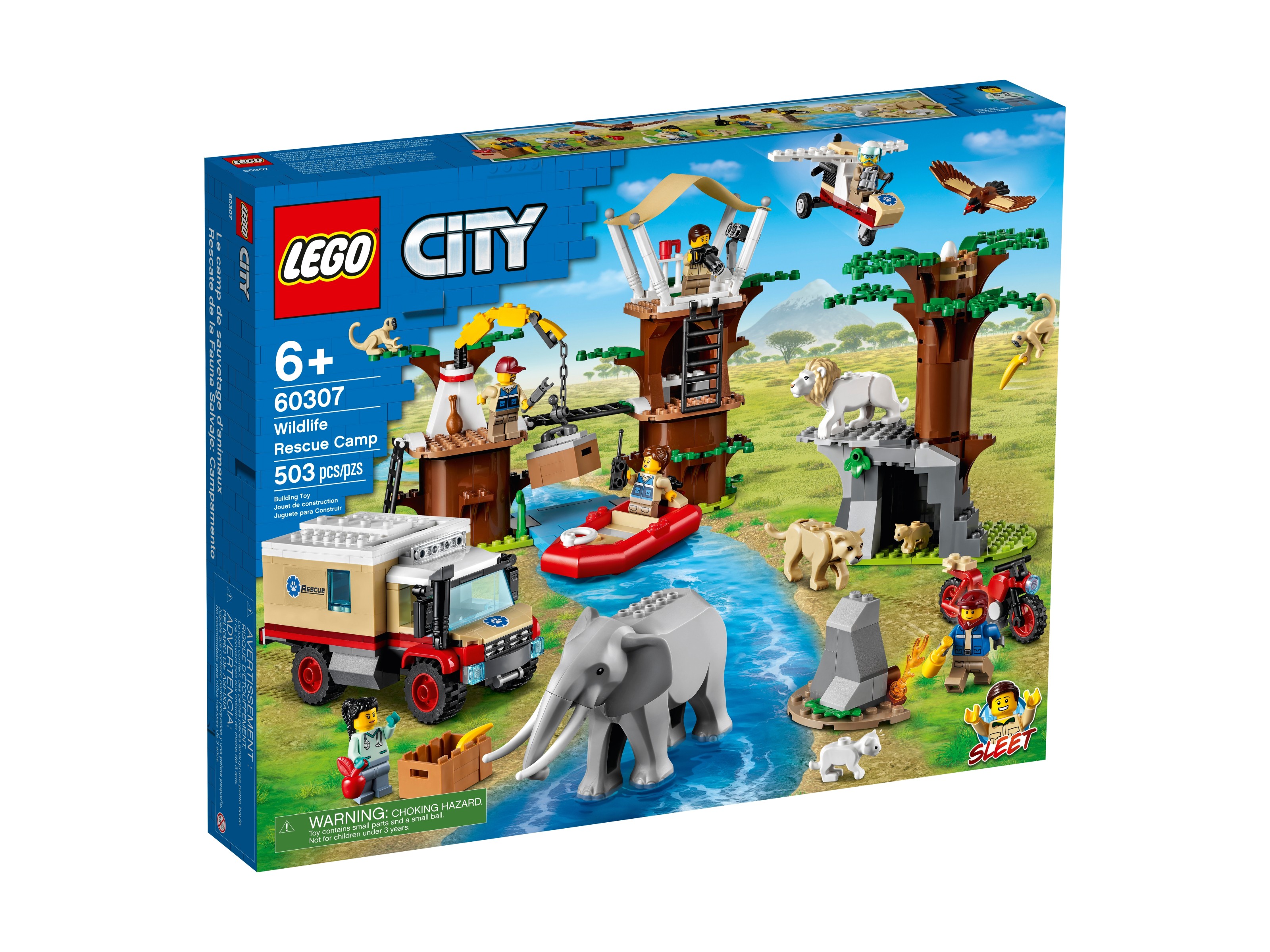 LEGO City - Obóz ratowników dzikich zwierząt