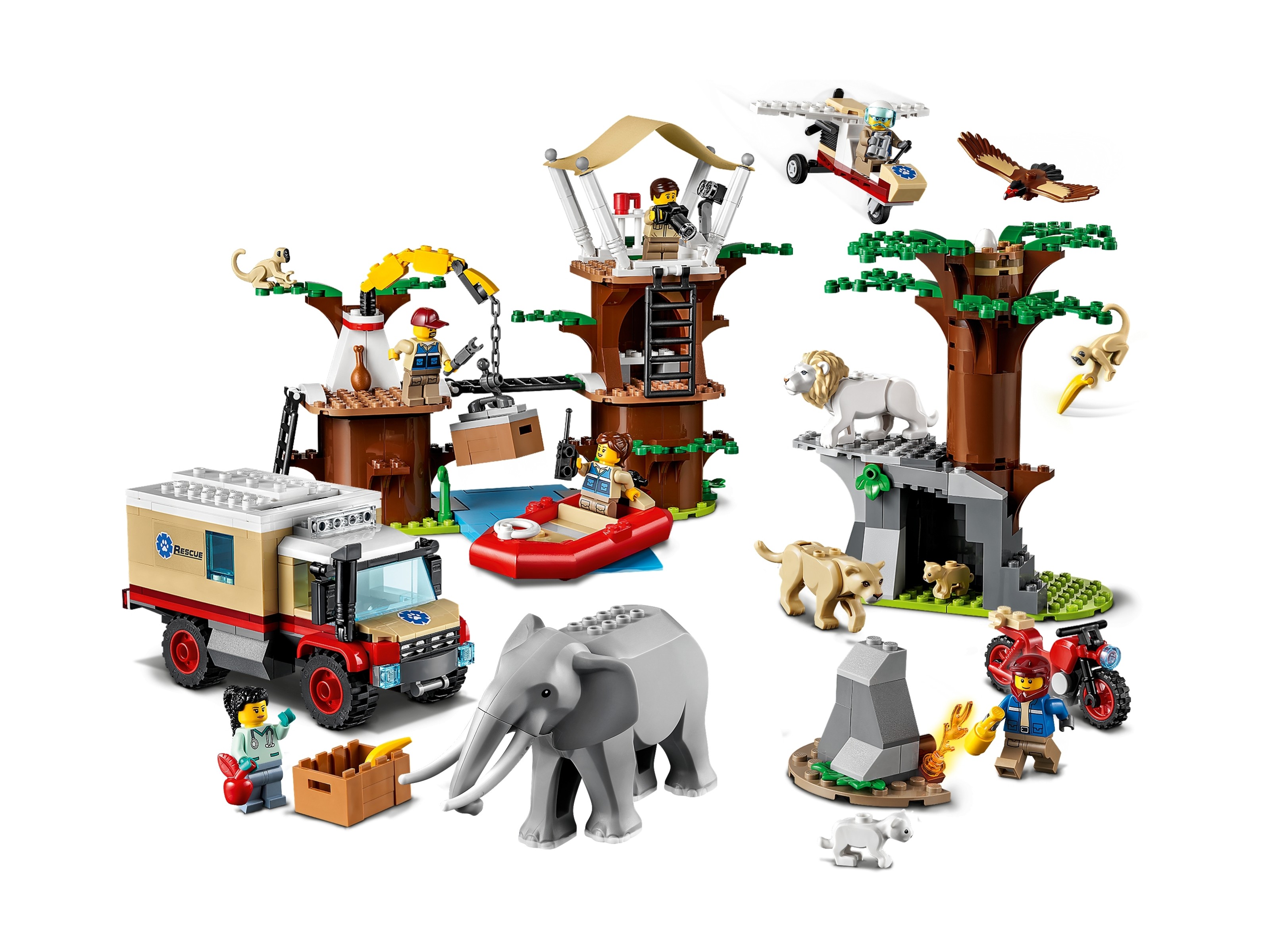 LEGO City - Obóz ratowników dzikich zwierząt