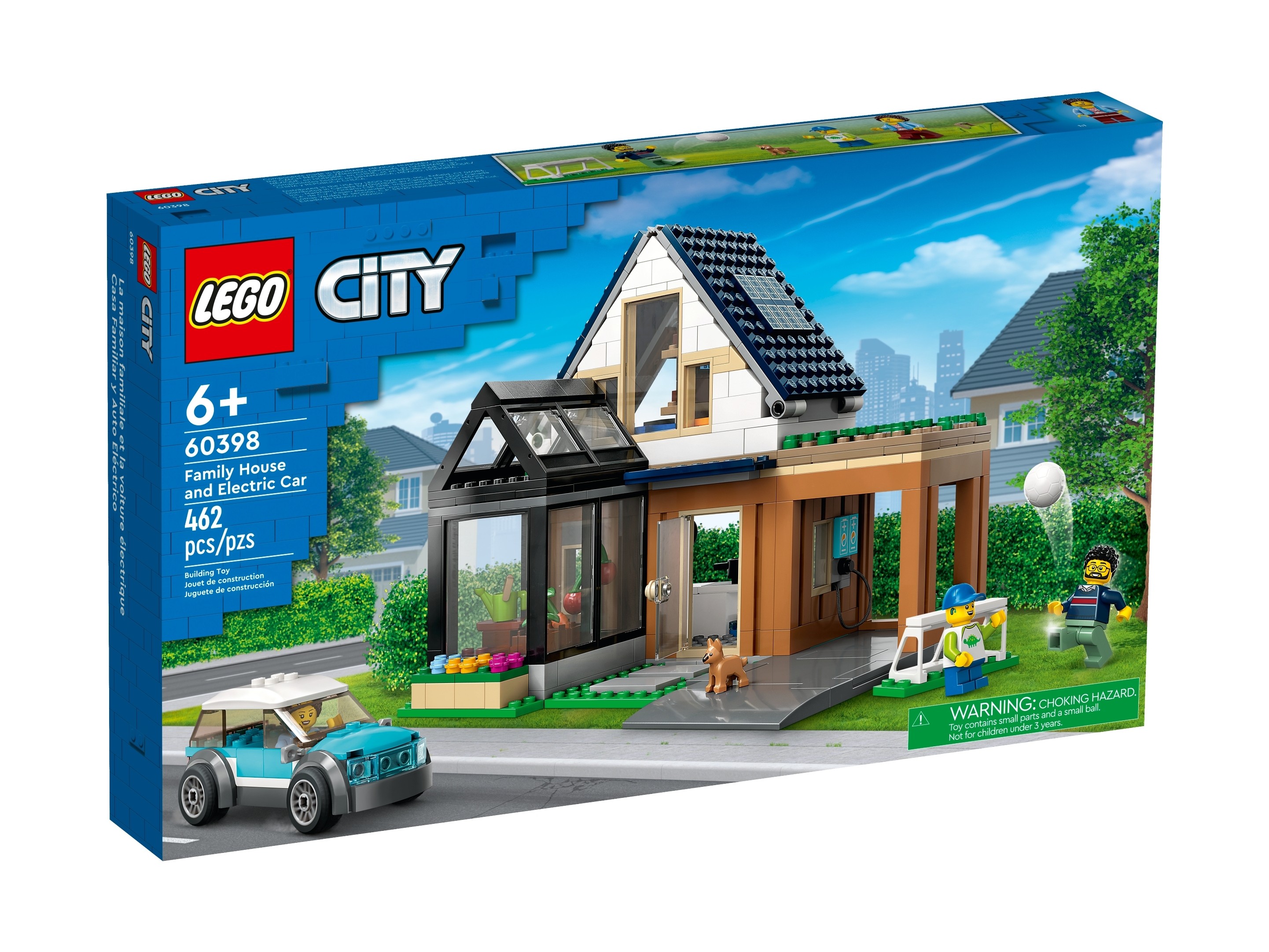 LEGO City - Domek rodzinny i samochód elektryczny