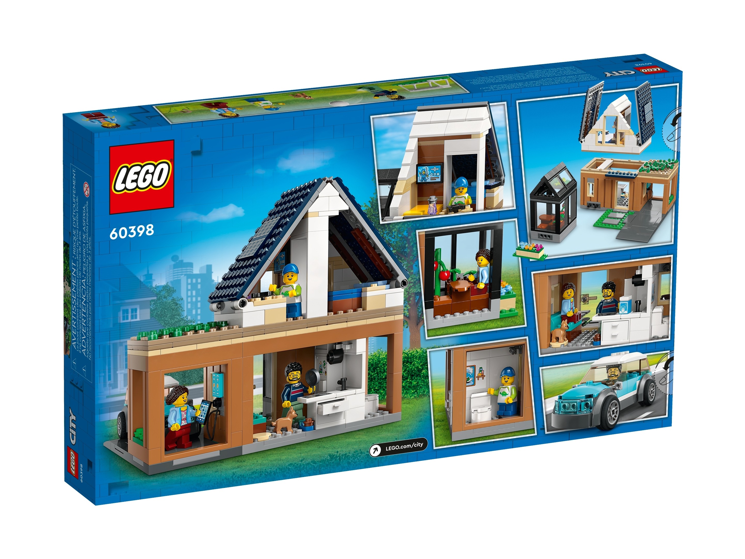 LEGO City - Domek rodzinny i samochód elektryczny