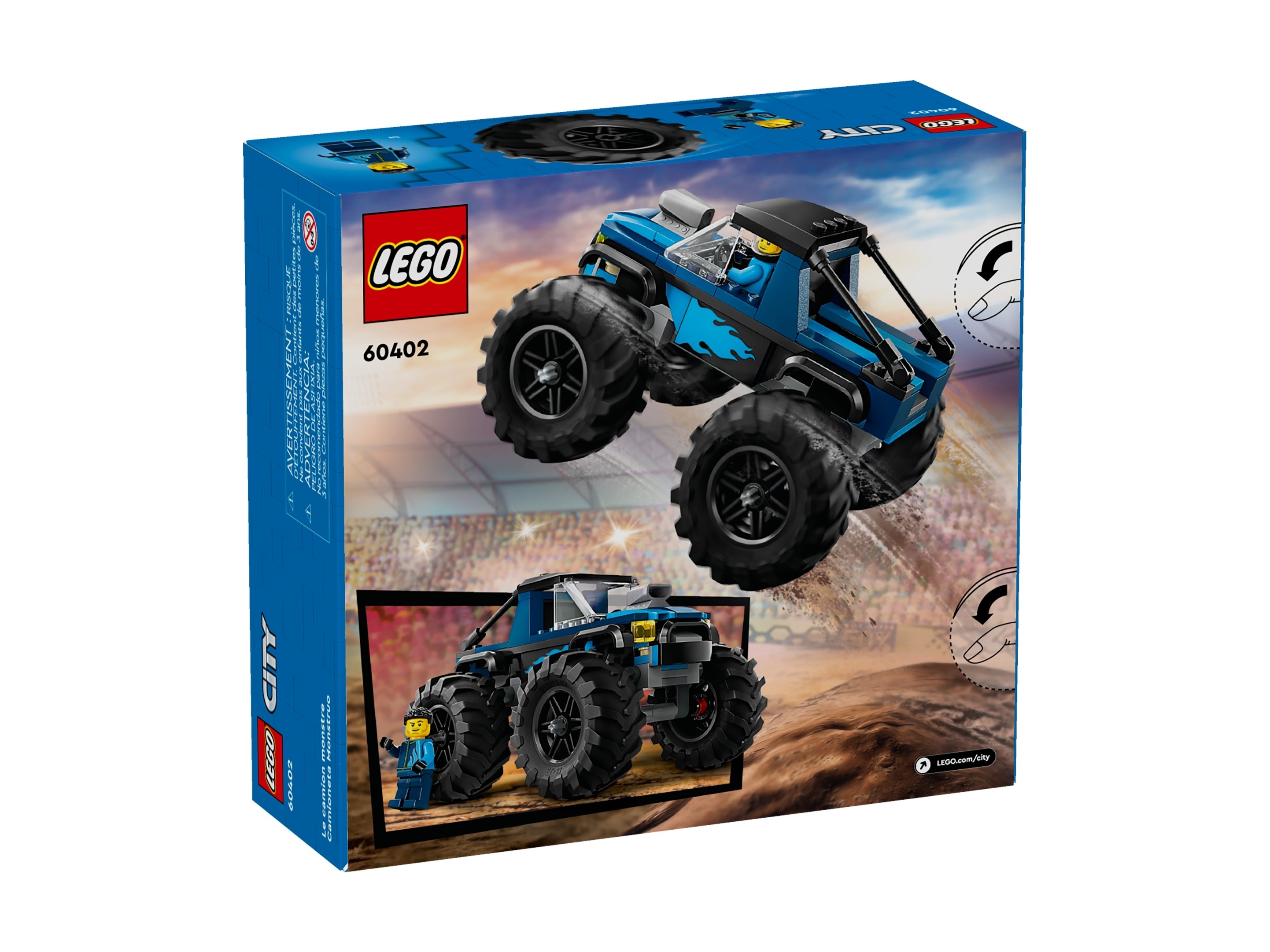 LEGO City - Niebieski monster truck