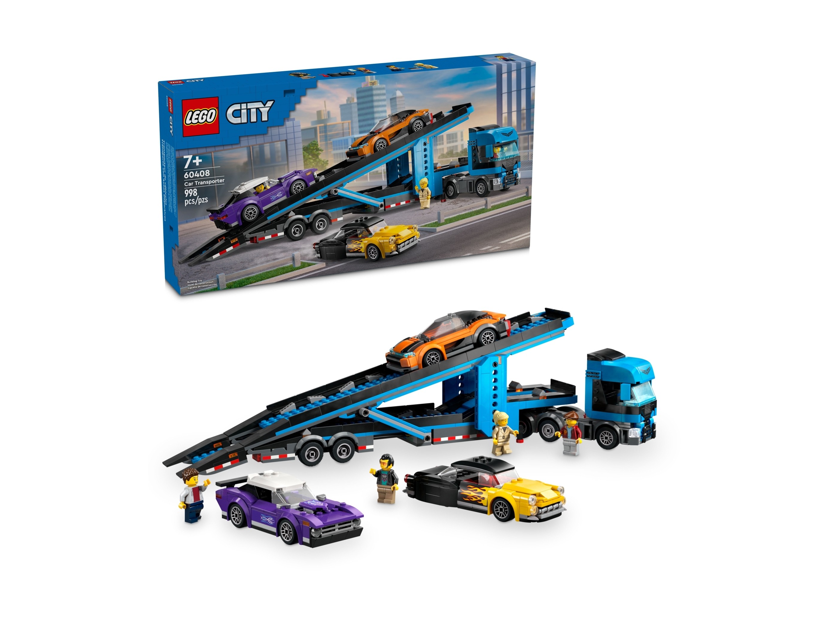 LEGO City - Laweta z samochodami sportowymi