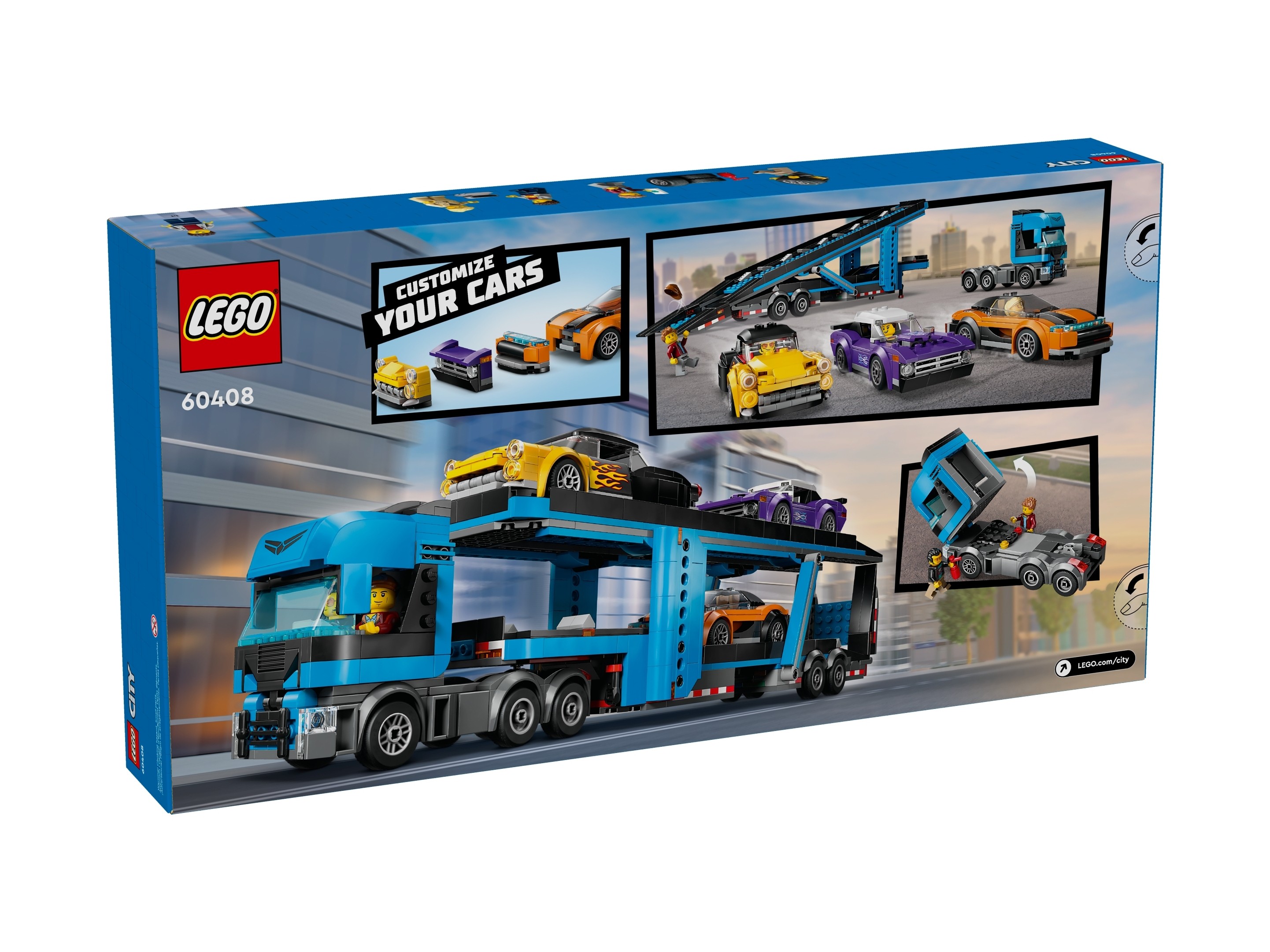 LEGO City - Laweta z samochodami sportowymi