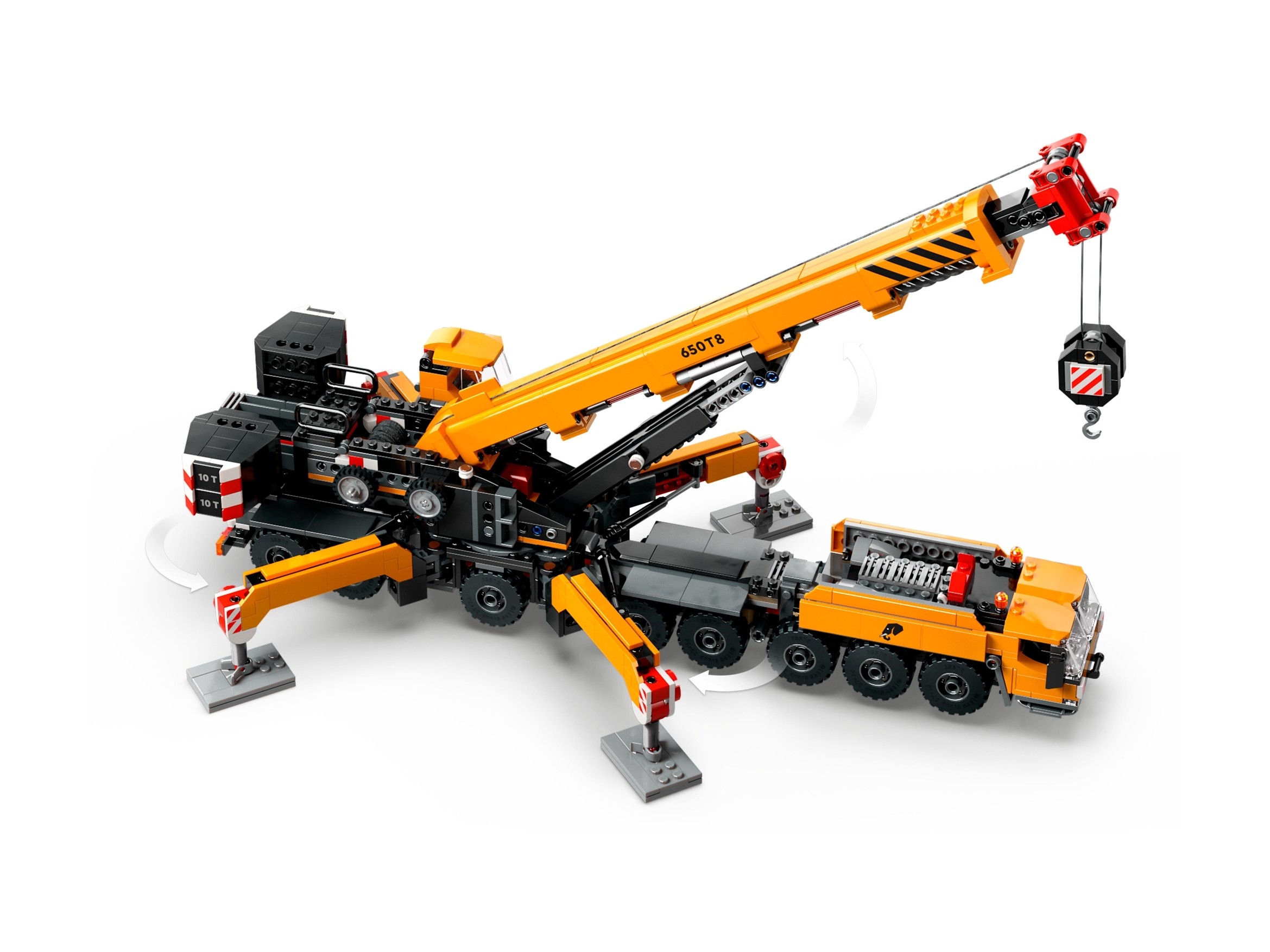 LEGO City - Żółty ruchomy żuraw