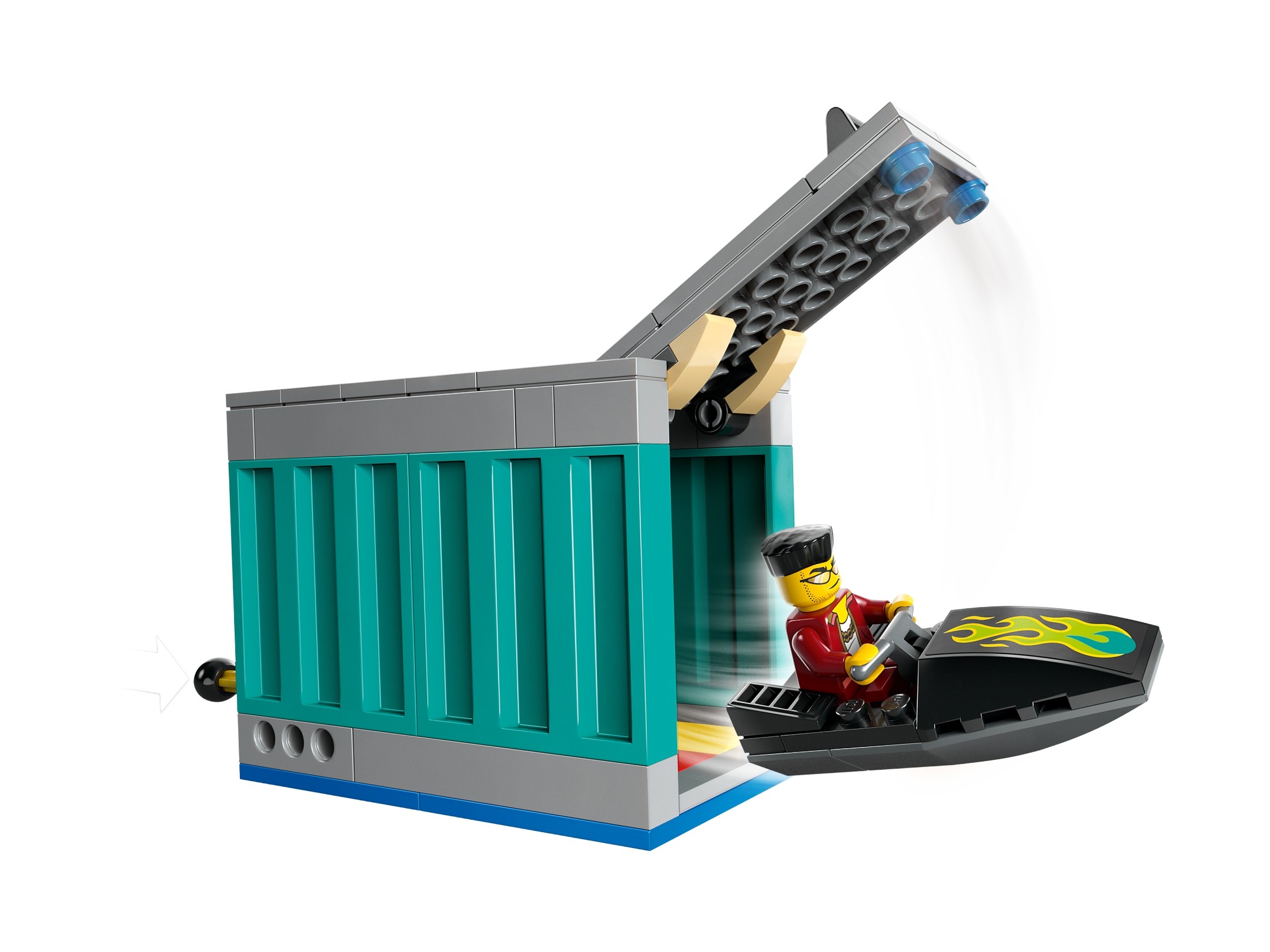 LEGO City - Policyjna motorówka i kryjówka złodziejaszków