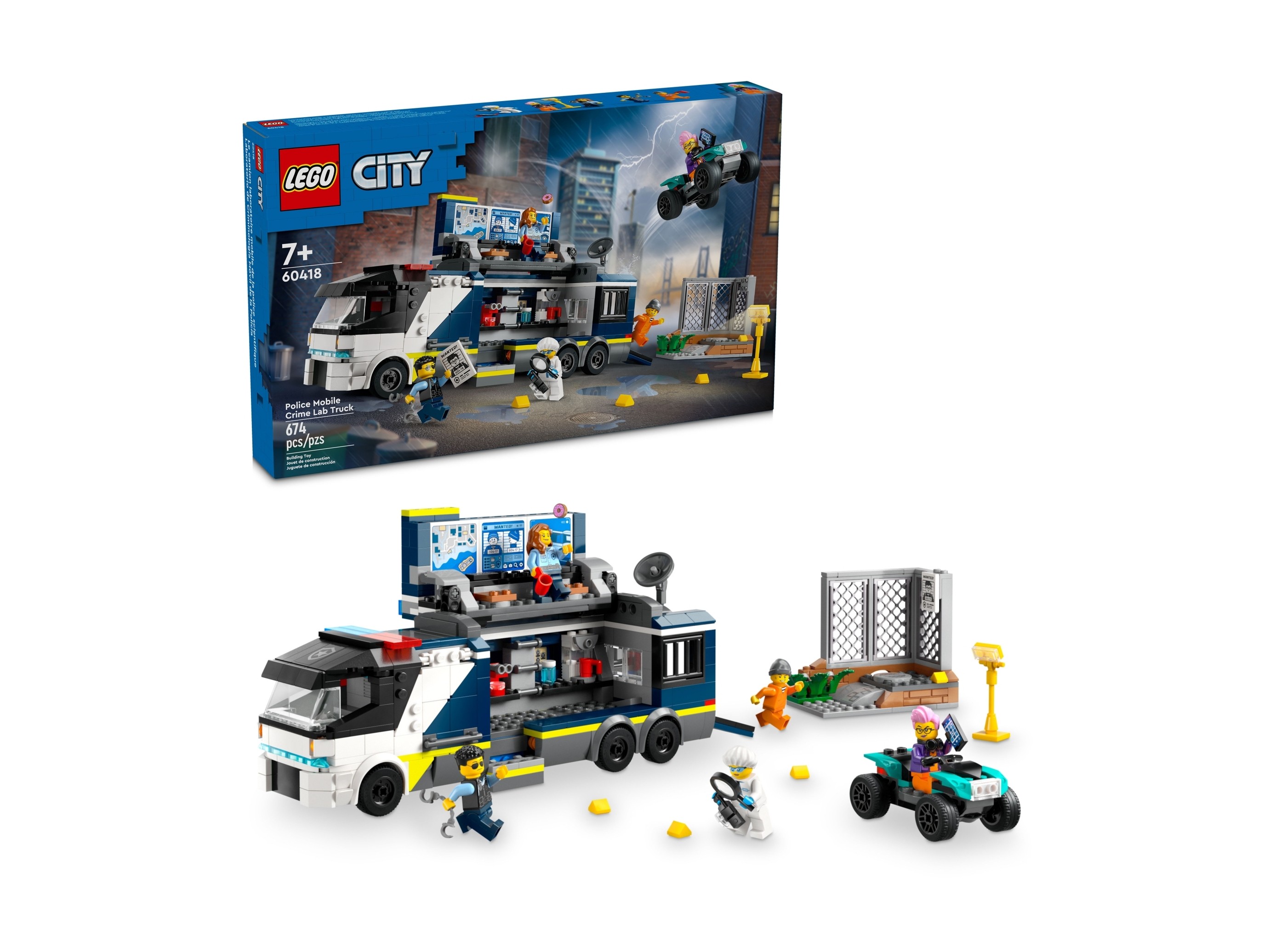 LEGO City - Policyjna ciężarówka z laboratorium kryminalnym