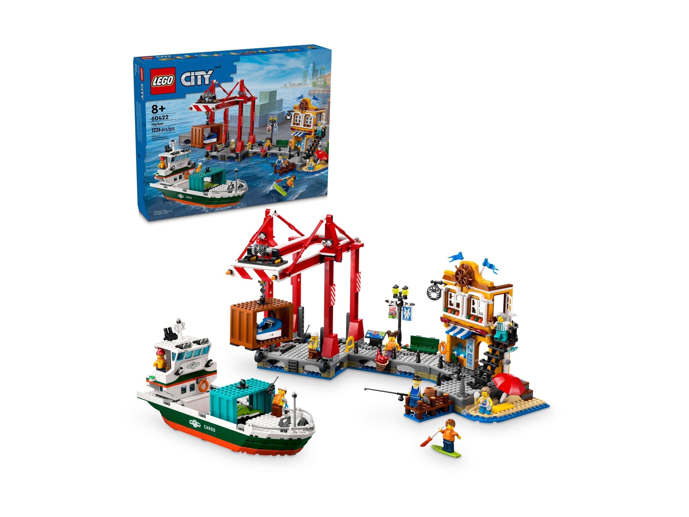 LEGO City - Nadmorski port ze statkiem towarowym