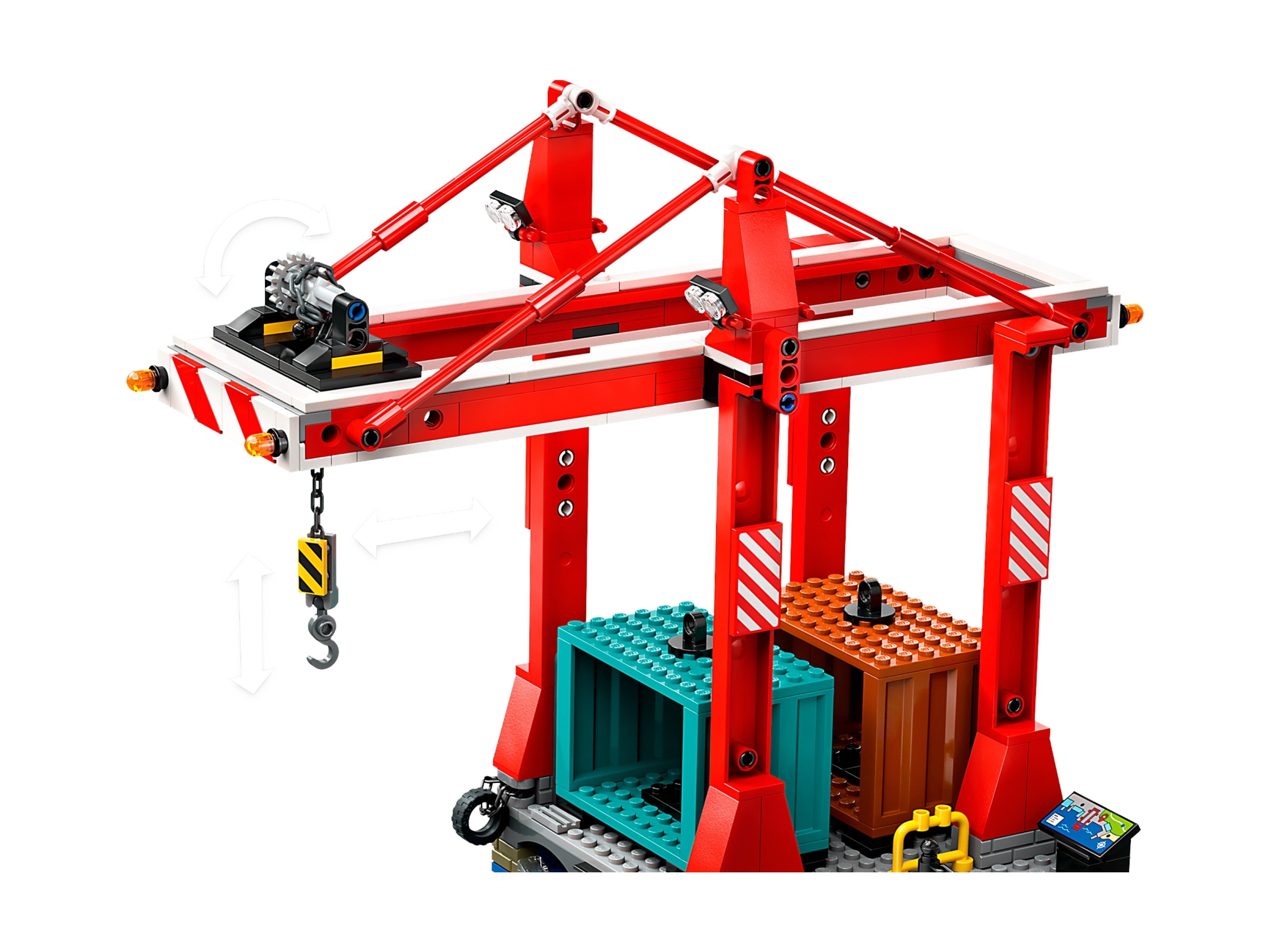 LEGO City - Nadmorski port ze statkiem towarowym