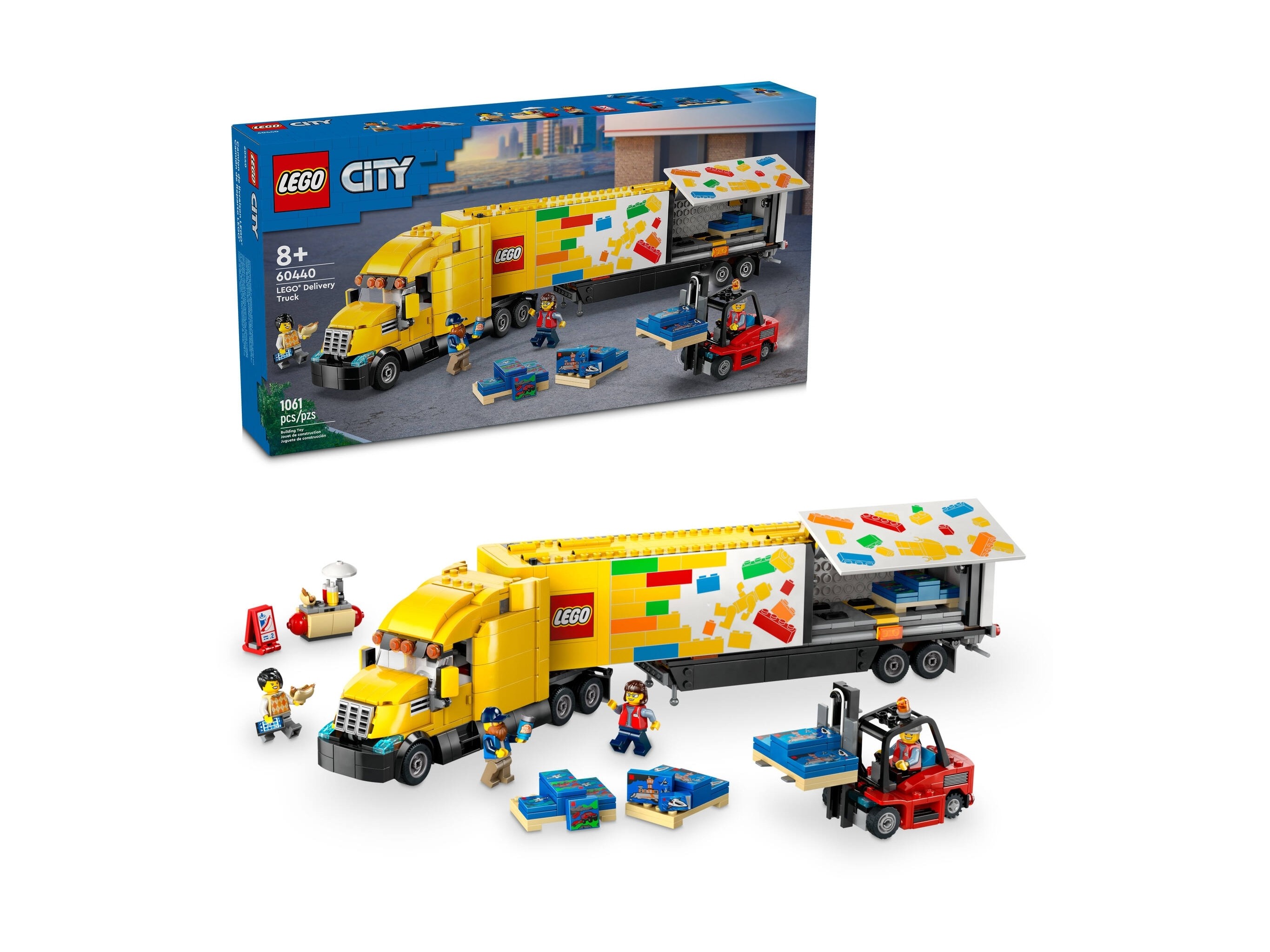 LEGO City - Żółta ciężarówka dostawcza