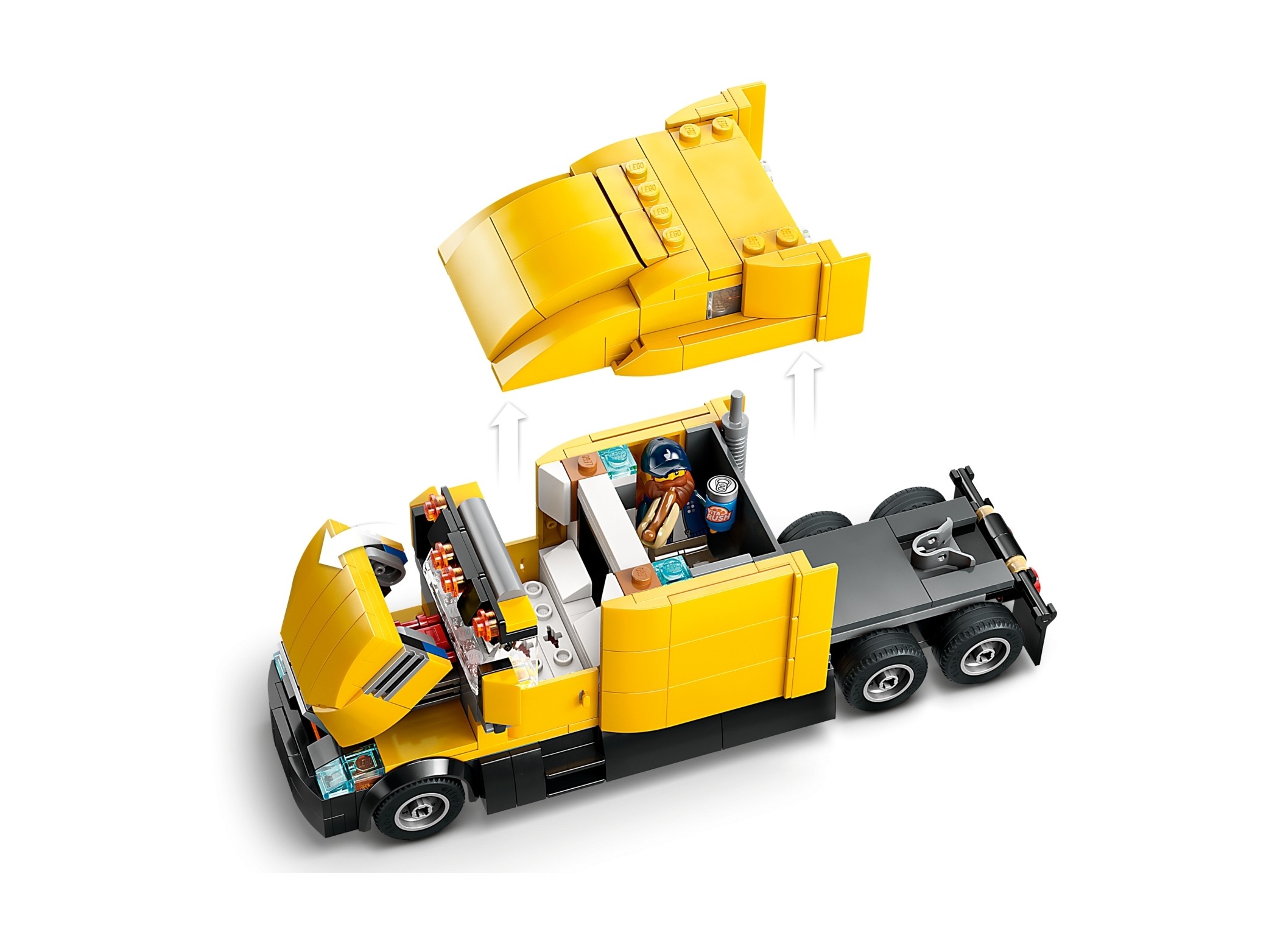 LEGO City - Żółta ciężarówka dostawcza