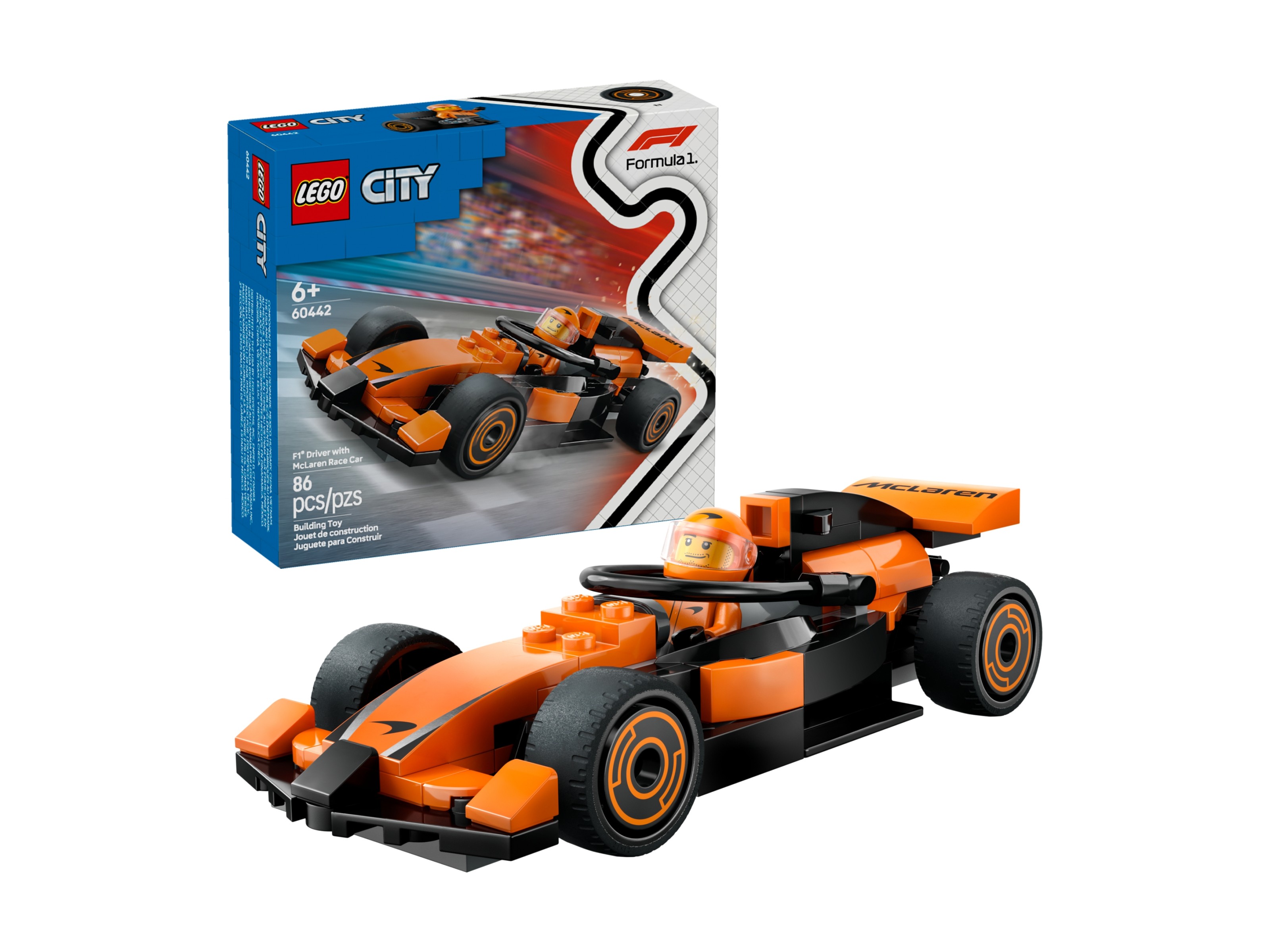 LEGO City - F1® Kierowca i bolid McLaren