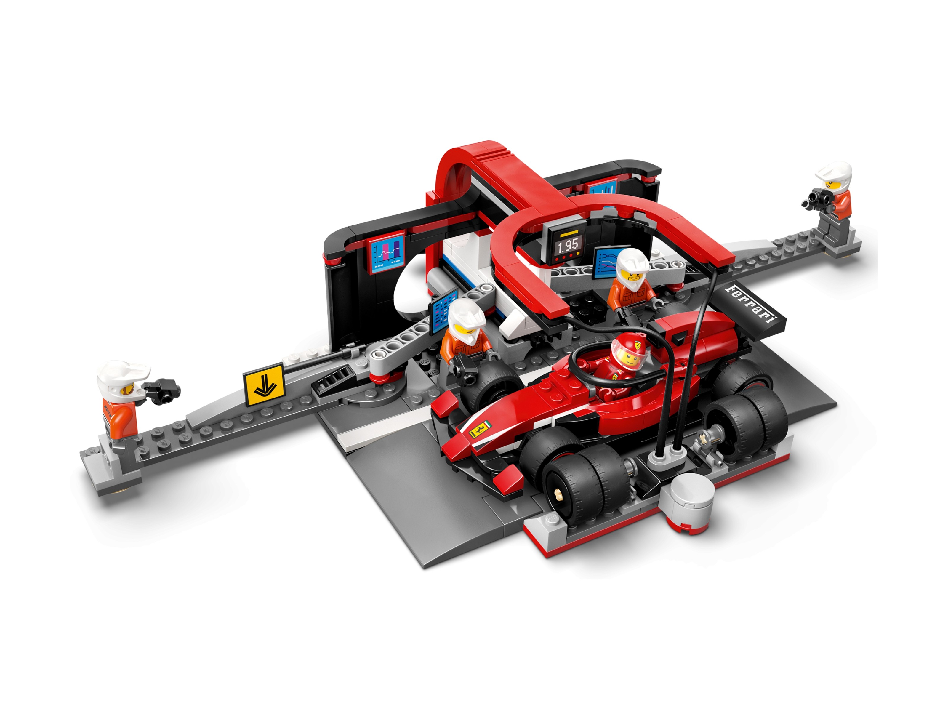 LEGO City - F1® Pit stop i mechanicy z bolidem Ferrari