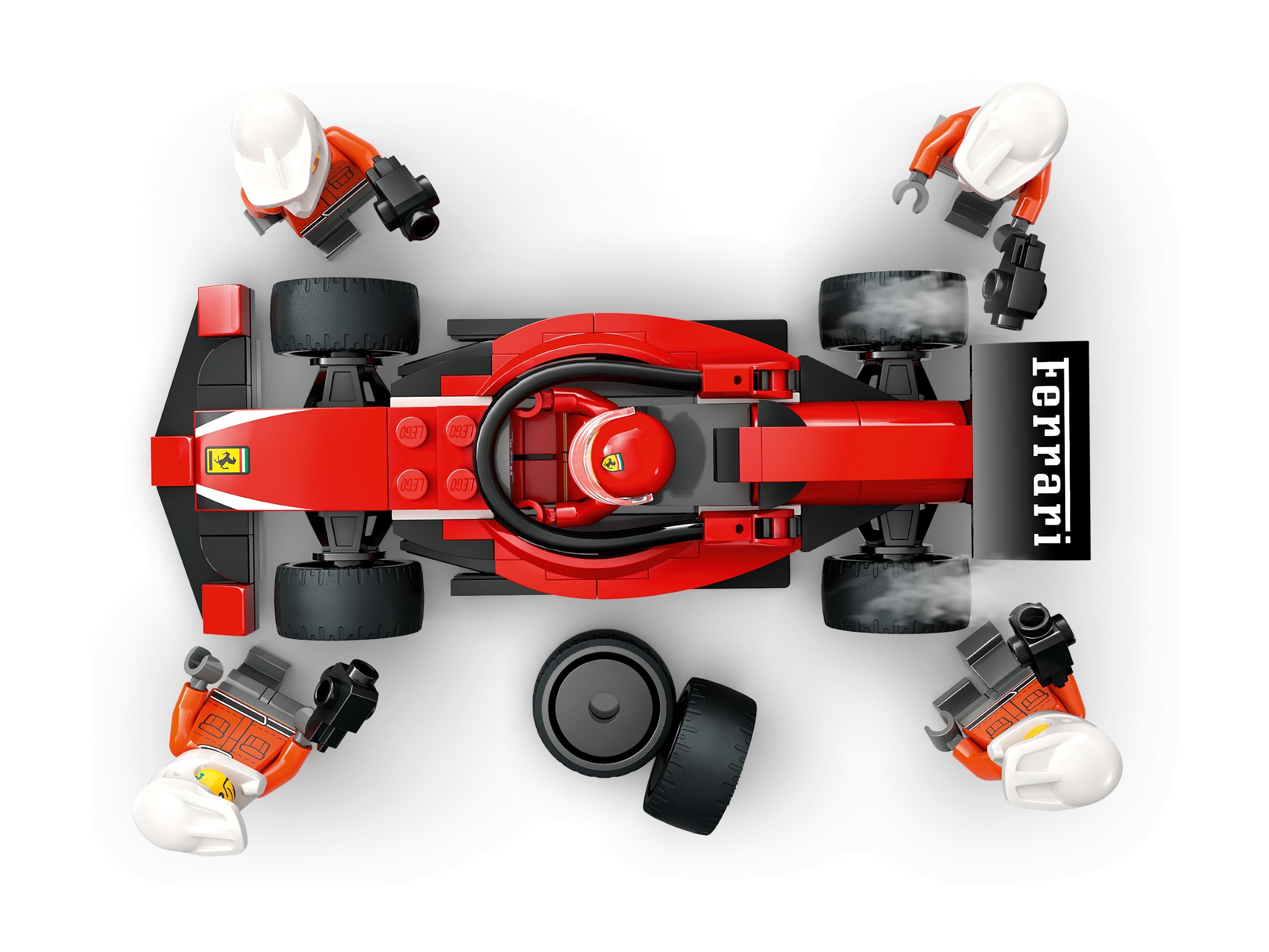 LEGO City - F1® Pit stop i mechanicy z bolidem Ferrari