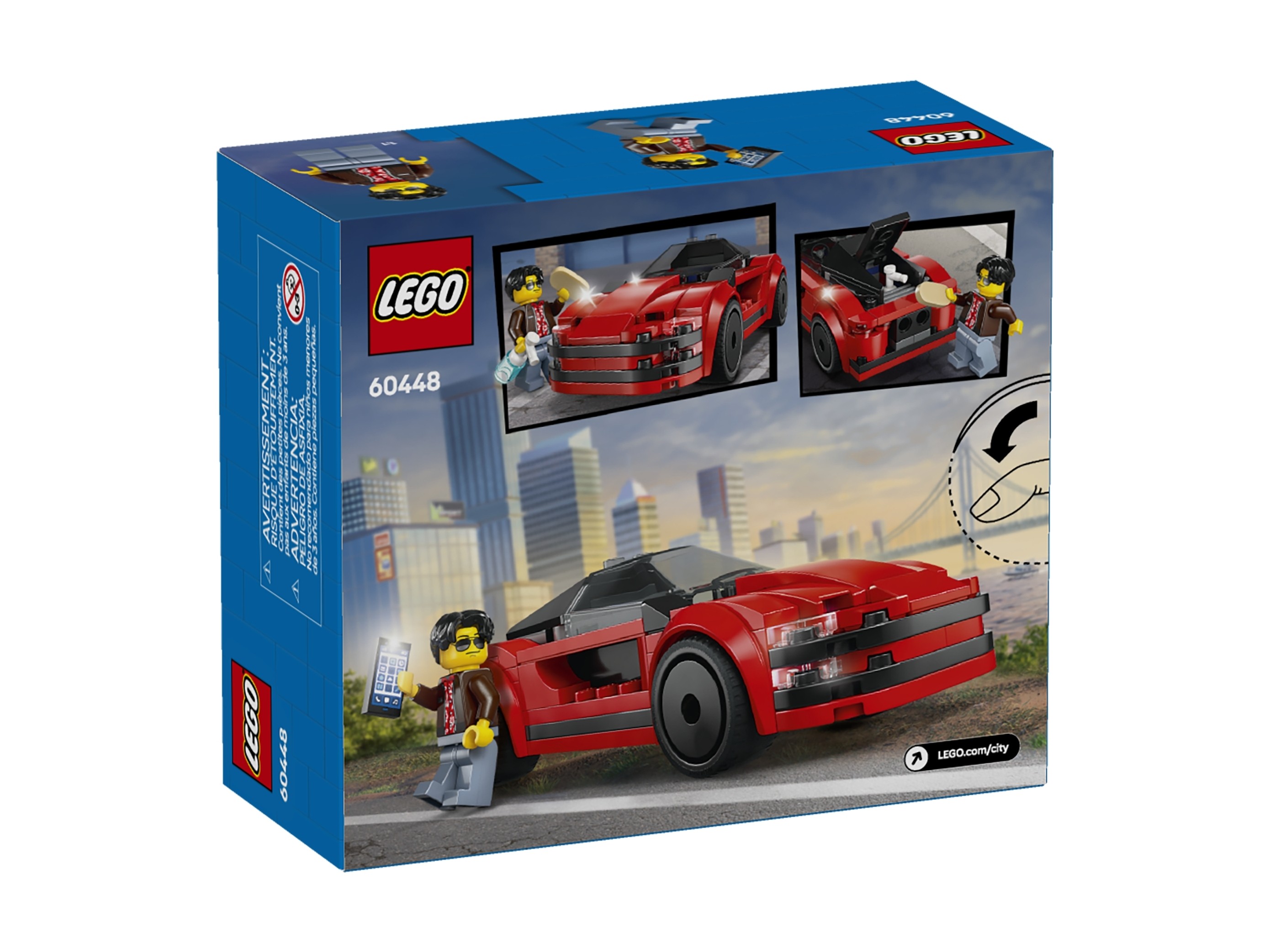 LEGO City - Czerwony samochód sportowy