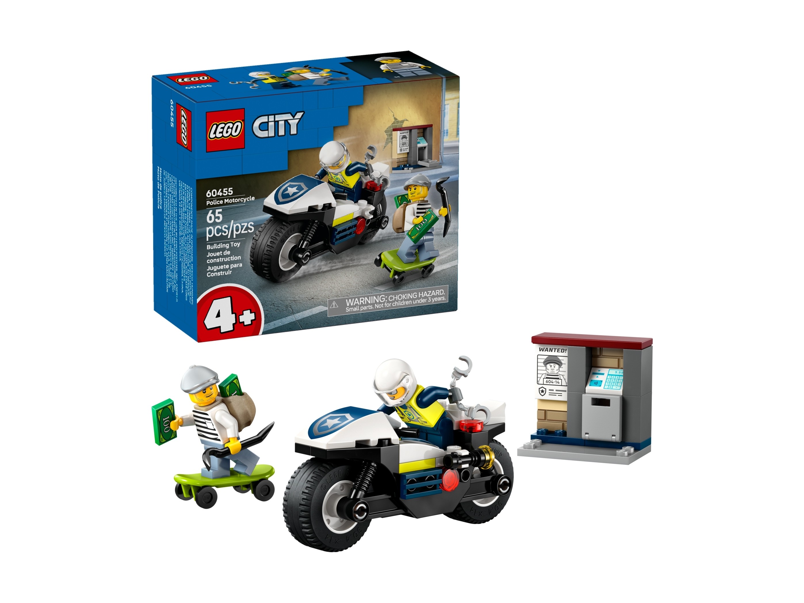 LEGO City - Pościg na motocyklu policyjnym