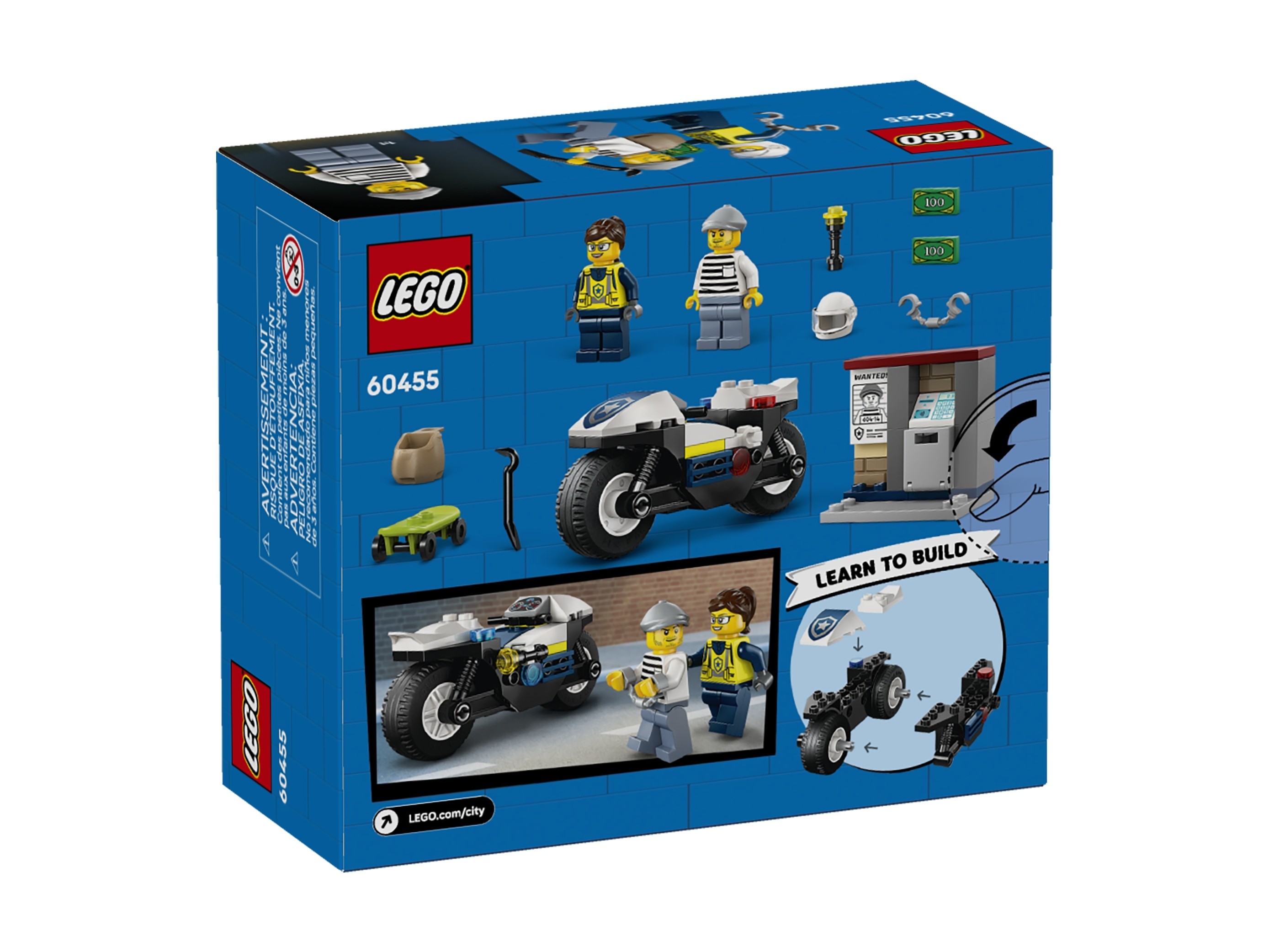 LEGO City - Pościg na motocyklu policyjnym