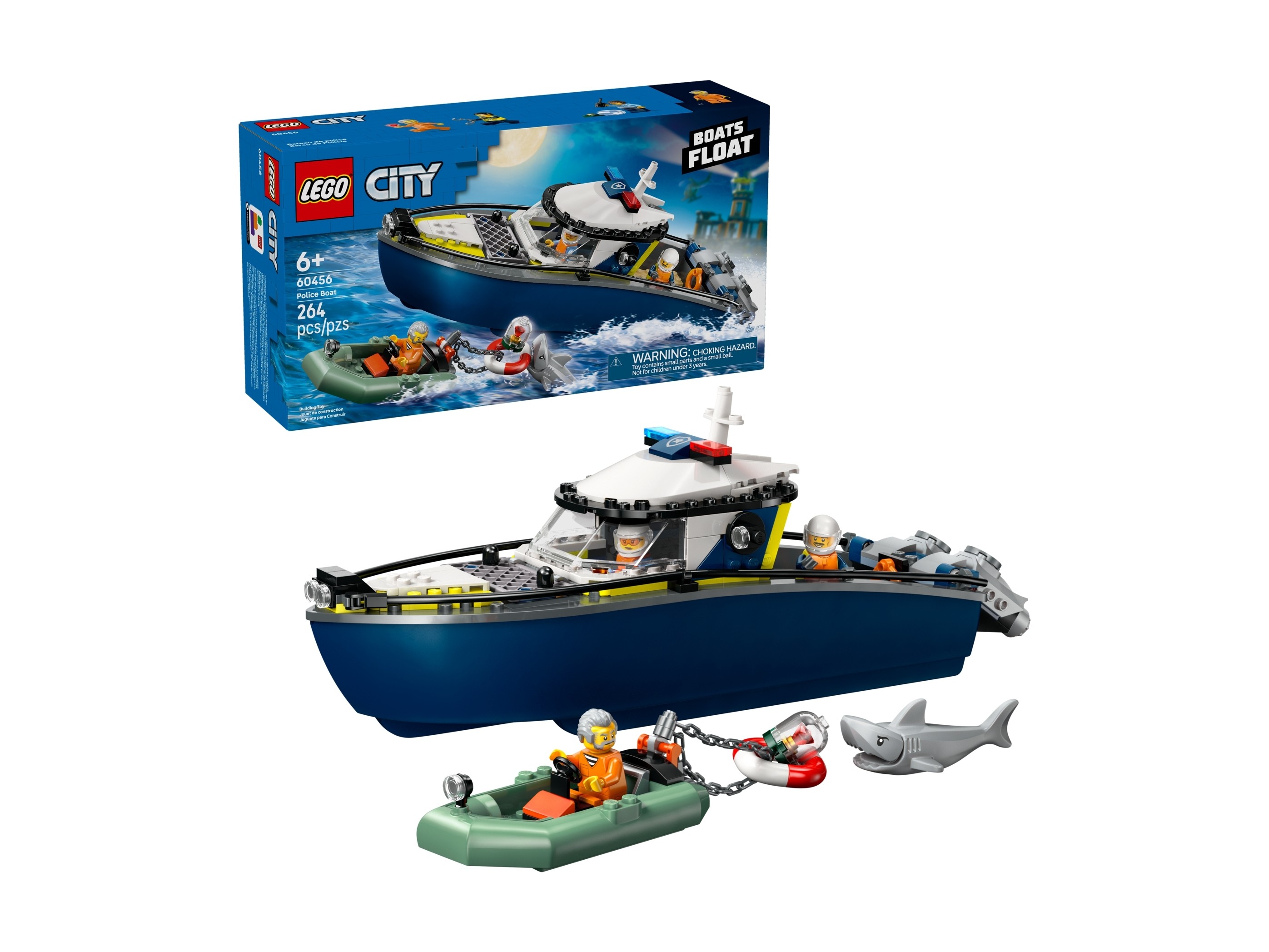 LEGO City - Pościg łodzią policyjną