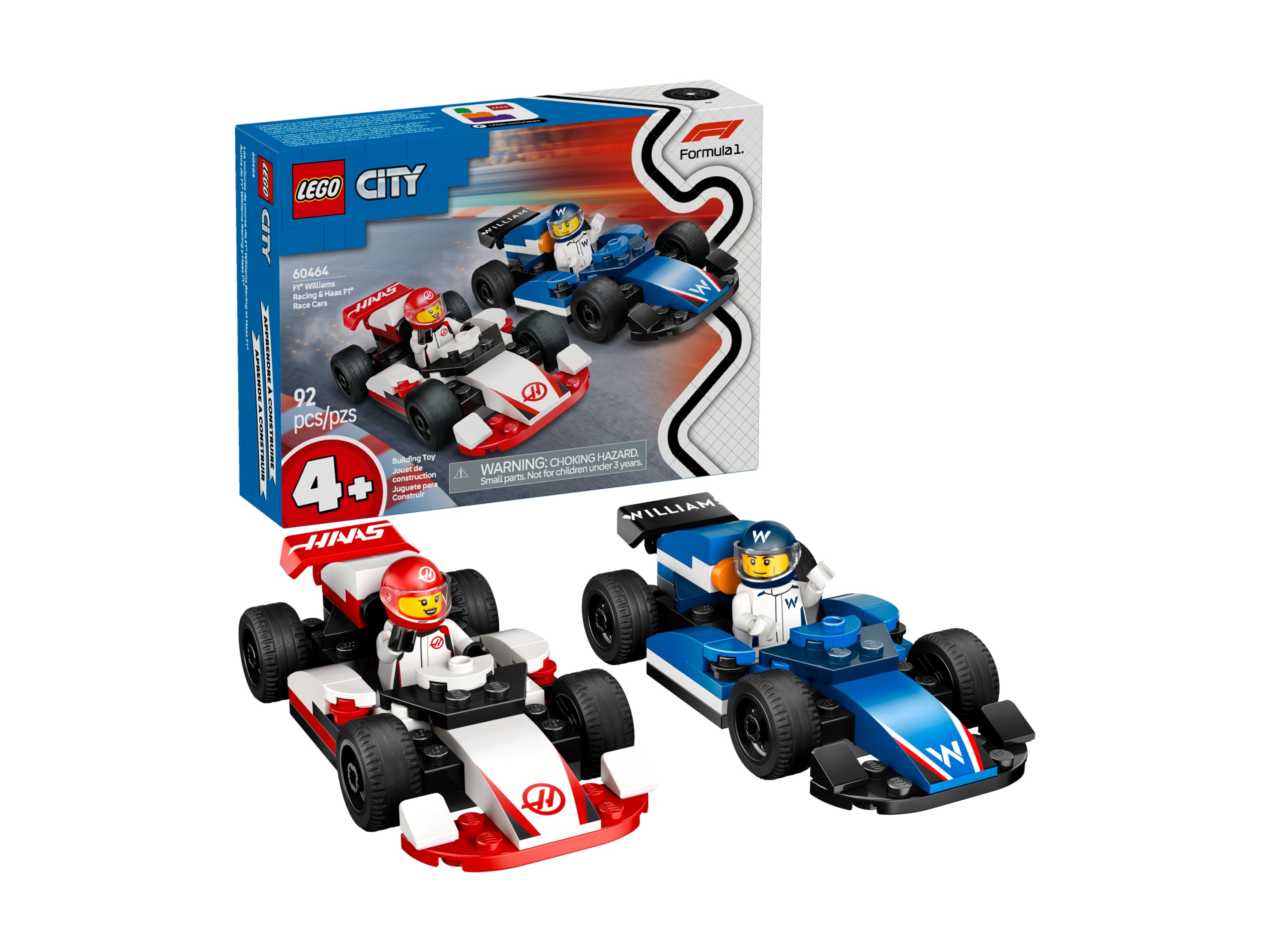 LEGO City - F1® Bolidy Williams Racing i Haas F1®