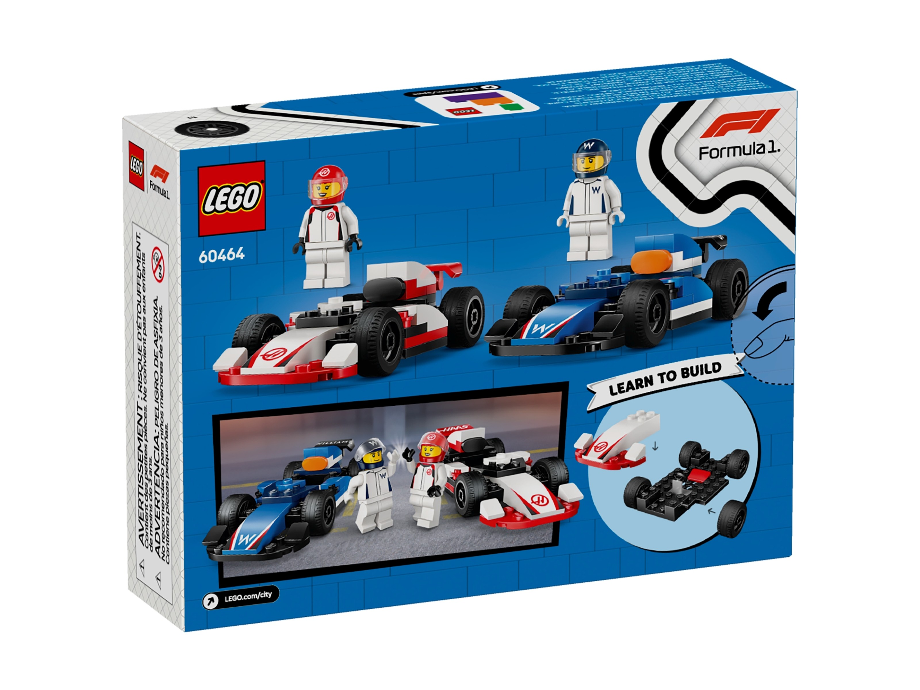 LEGO City - F1® Bolidy Williams Racing i Haas F1®
