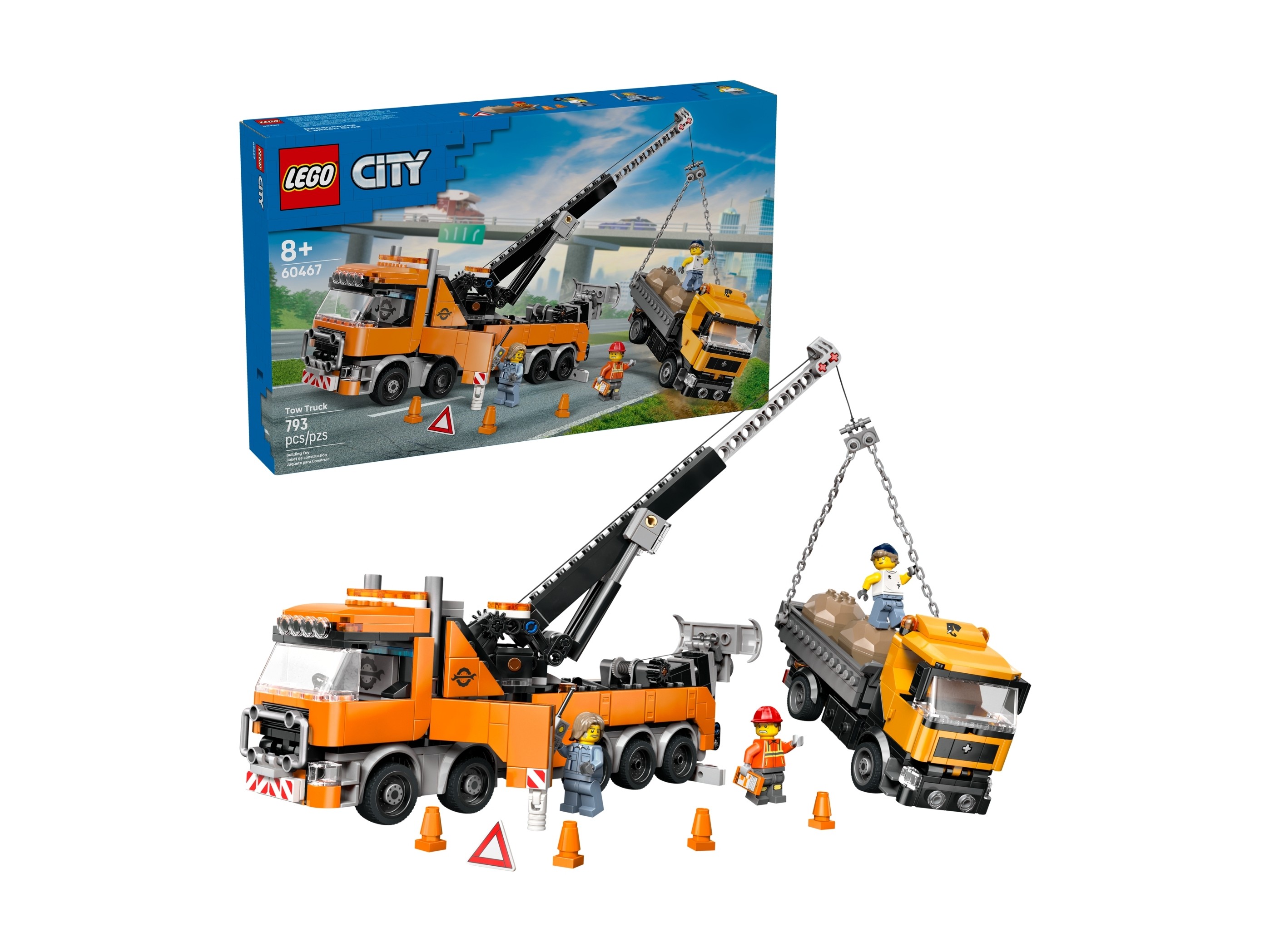 LEGO City - Wóz holowniczy z dźwigiem