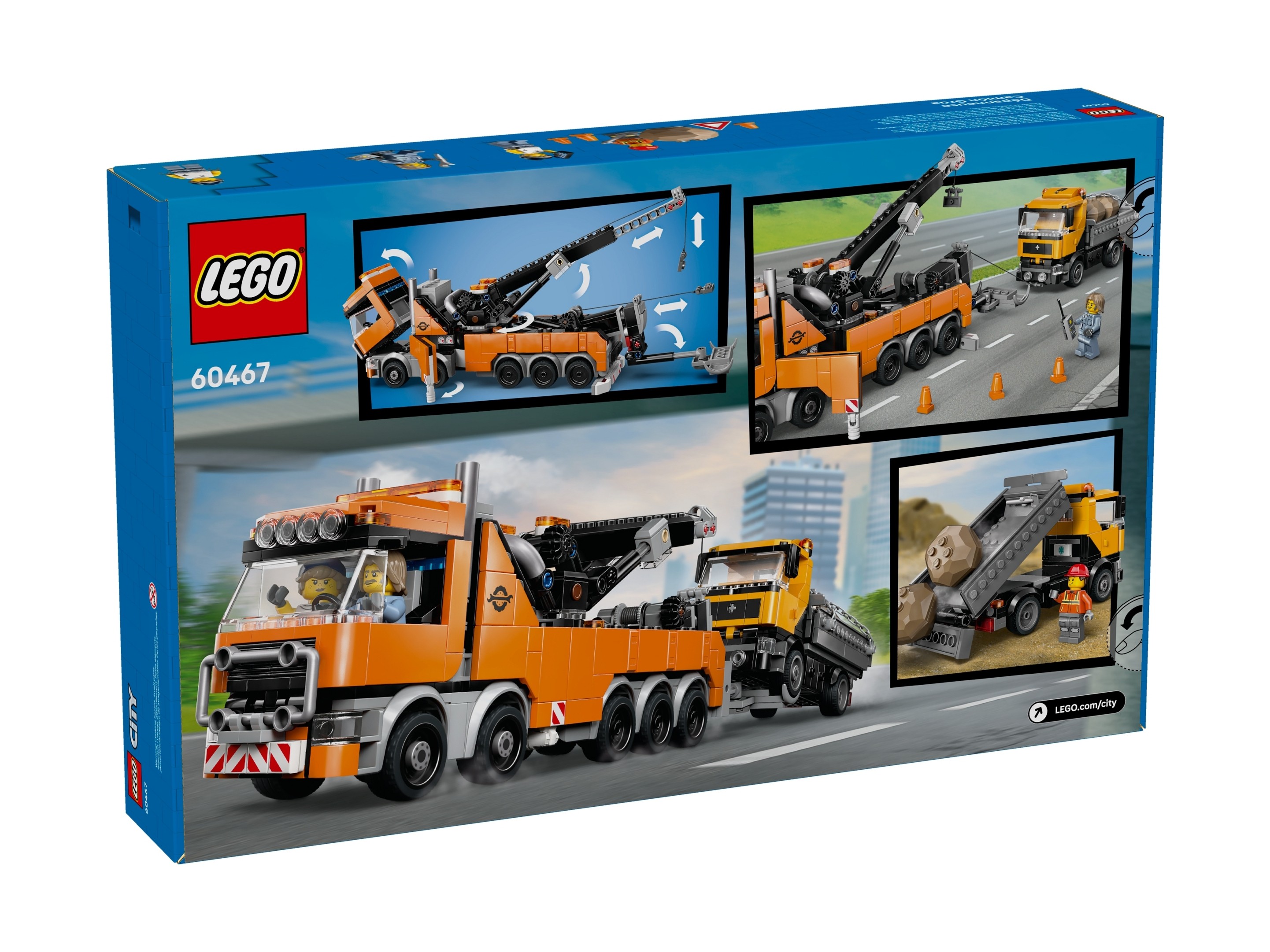 LEGO City - Wóz holowniczy z dźwigiem